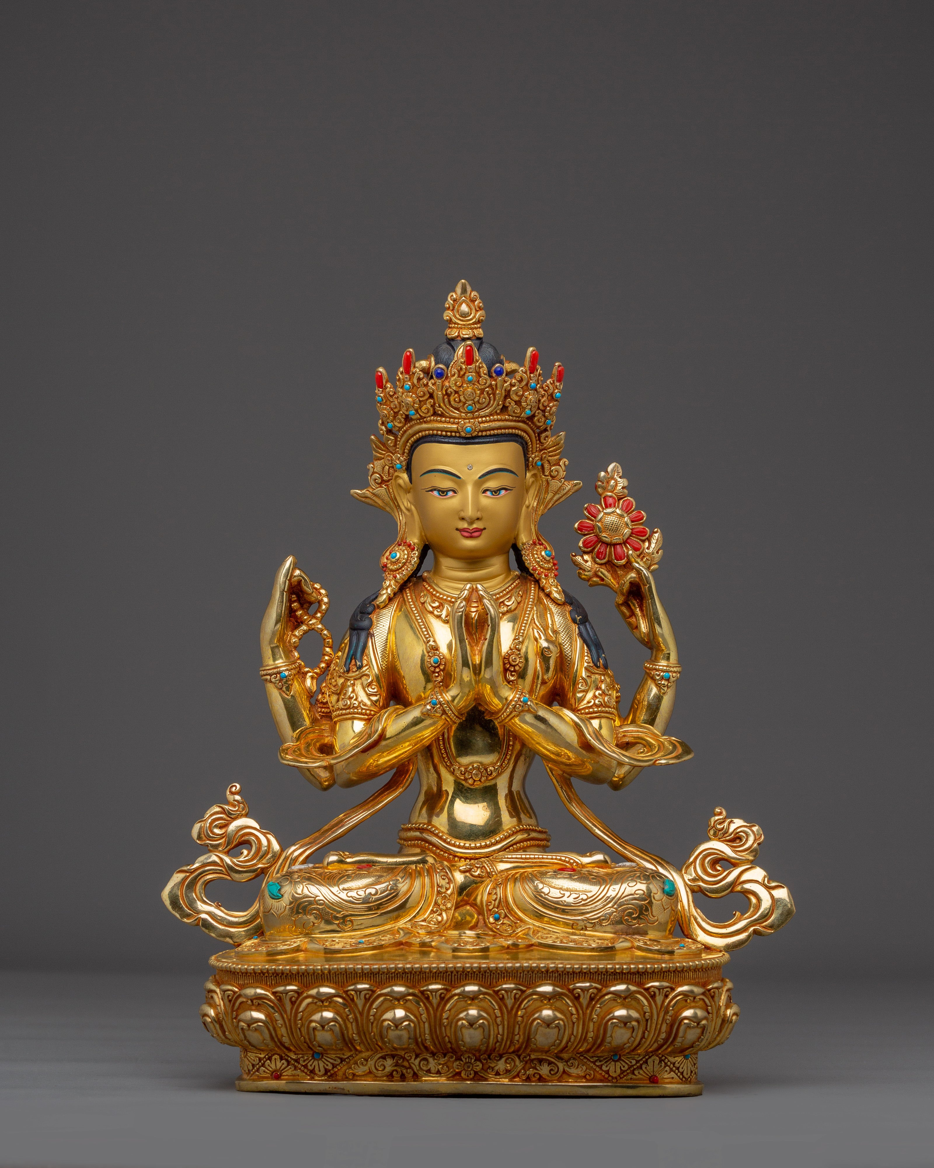 Statue of Four Armed Chenrezig