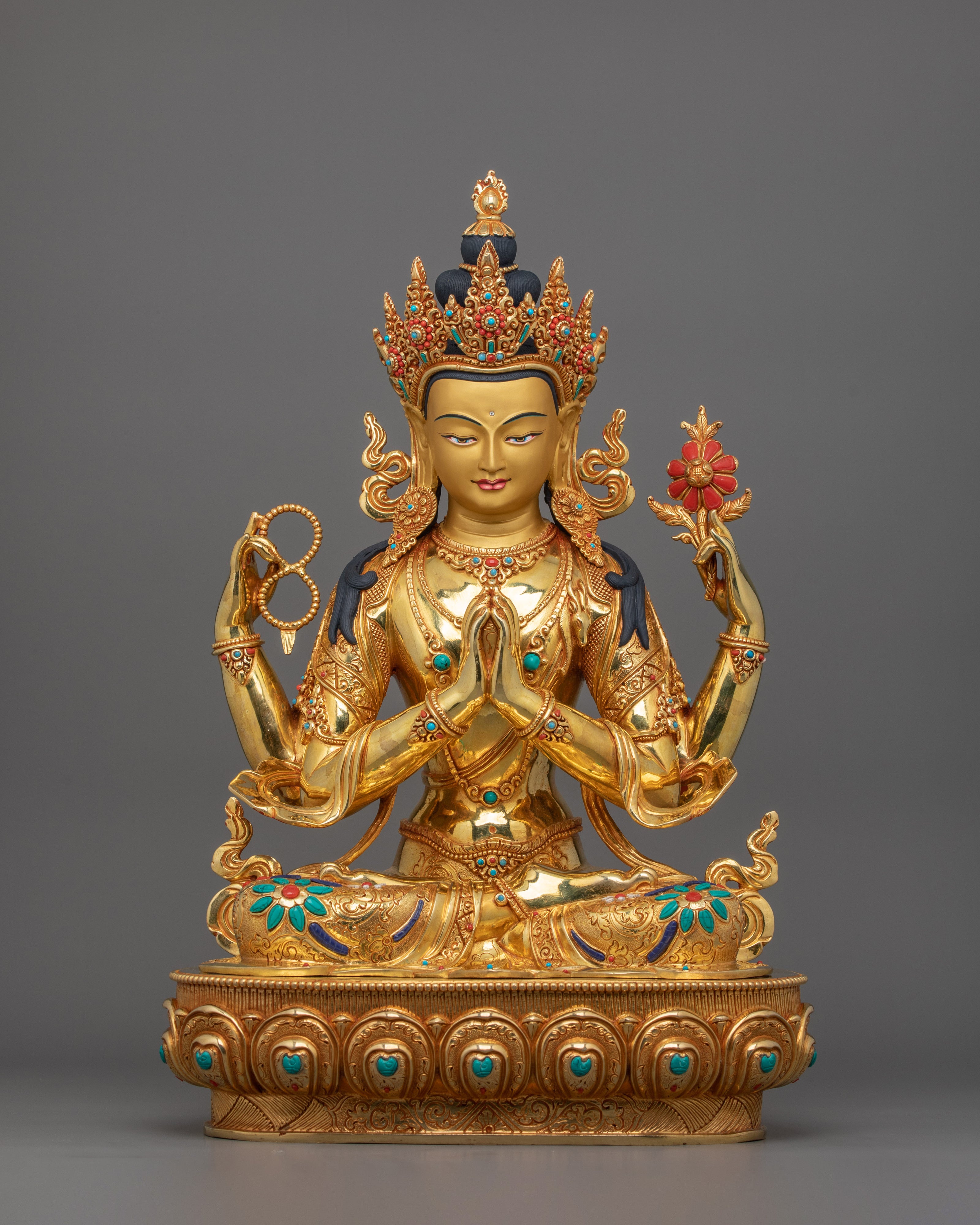 Beautiful Four Armed Chenrezig