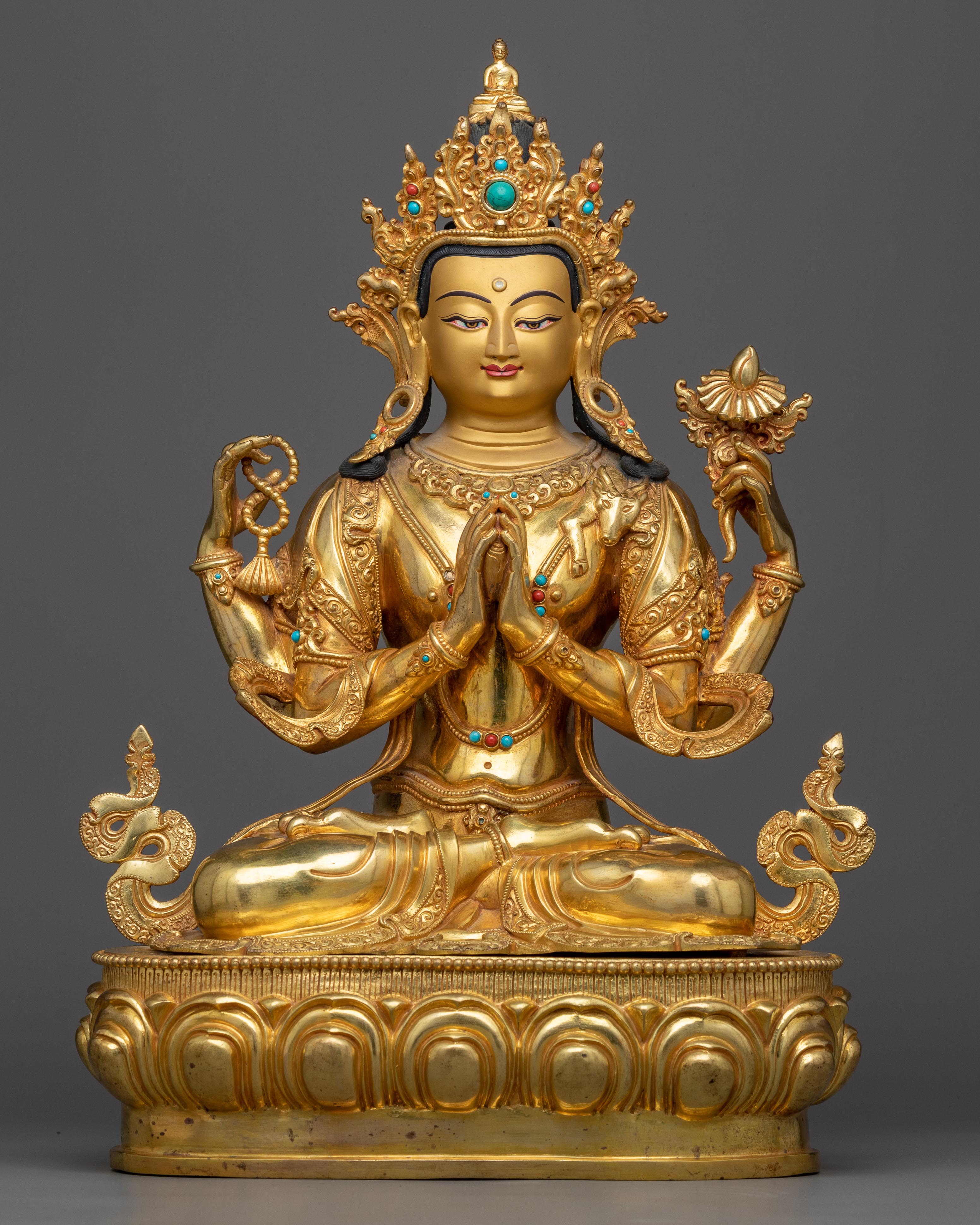 4 armed deity