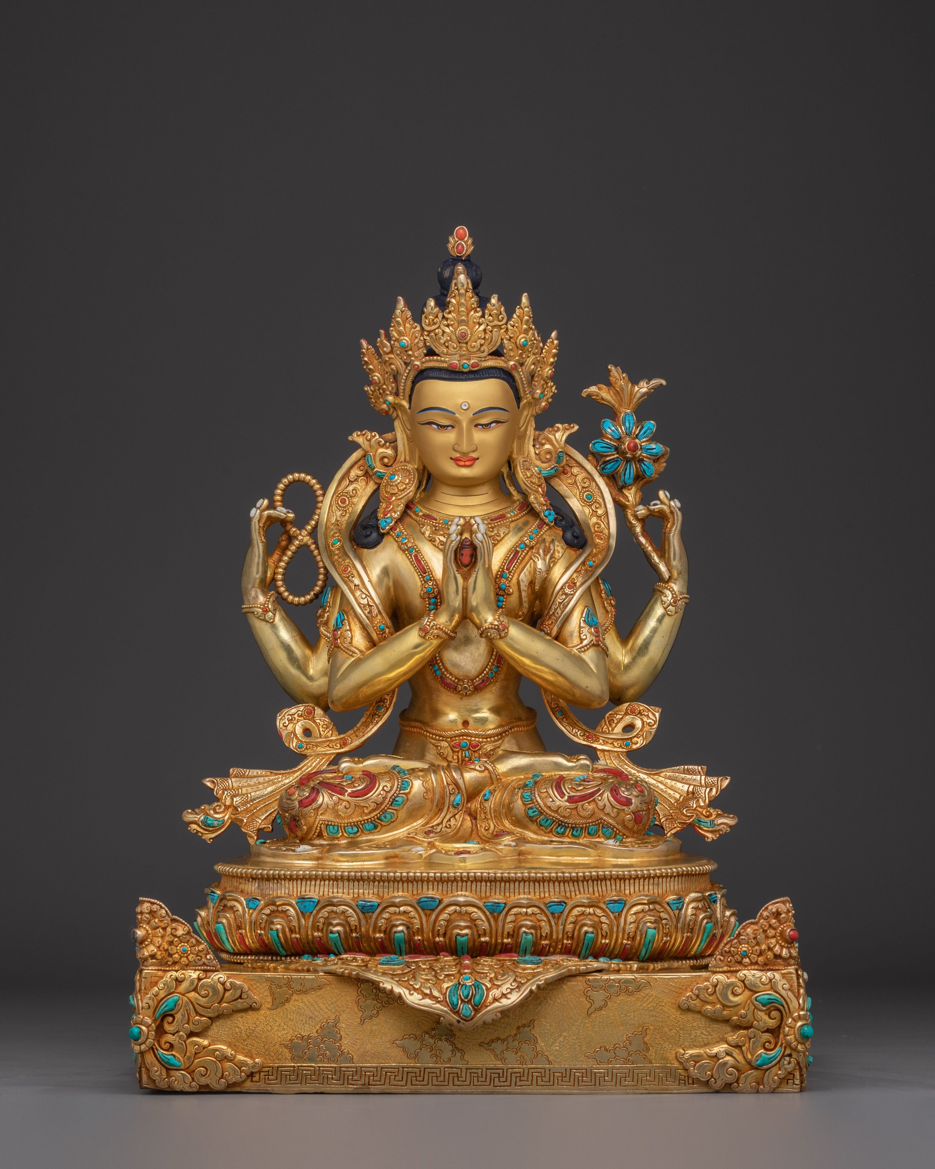 bodhisattva-chenrezig-on-throne-statue