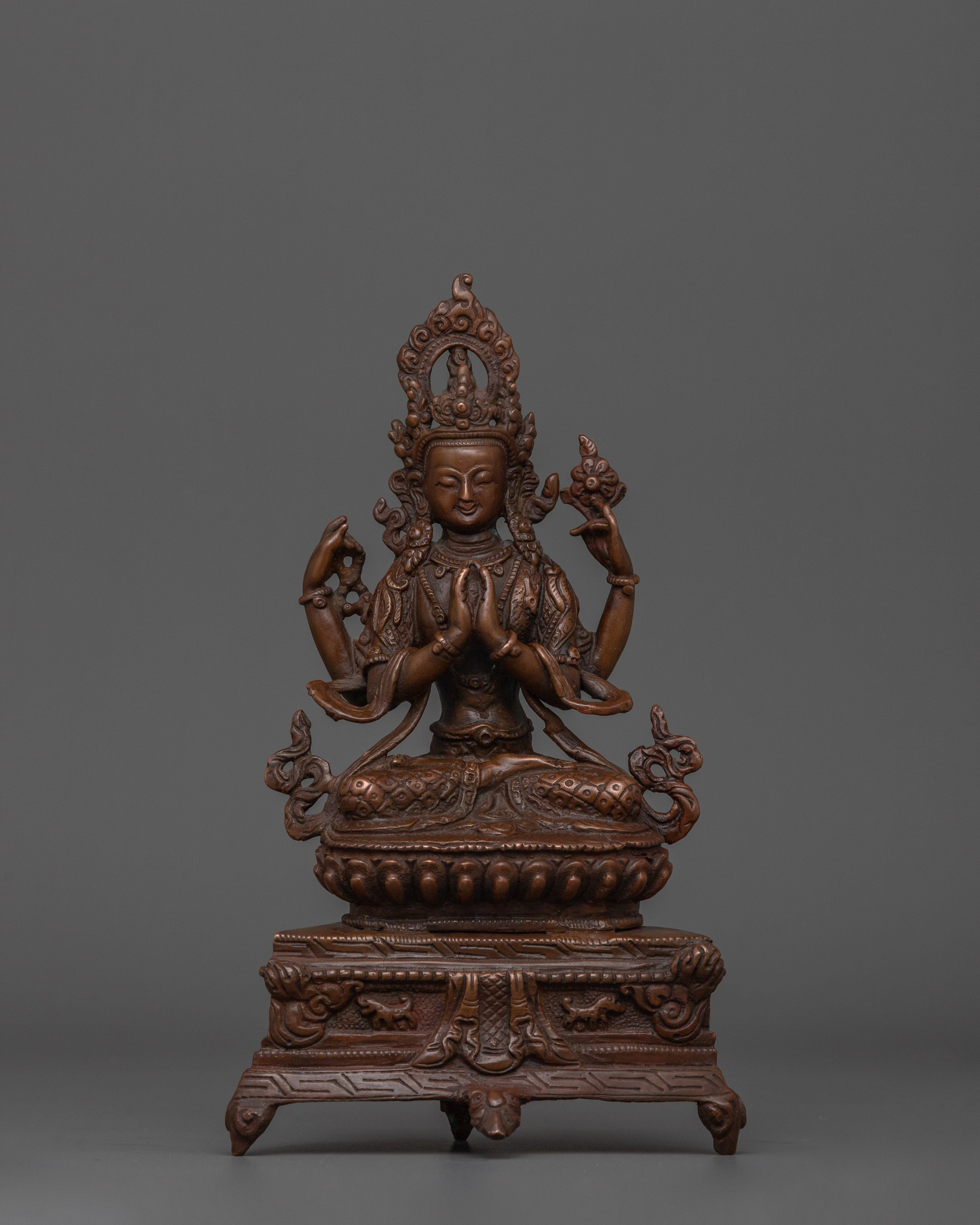 four-armed-bodhisattva-sculpture