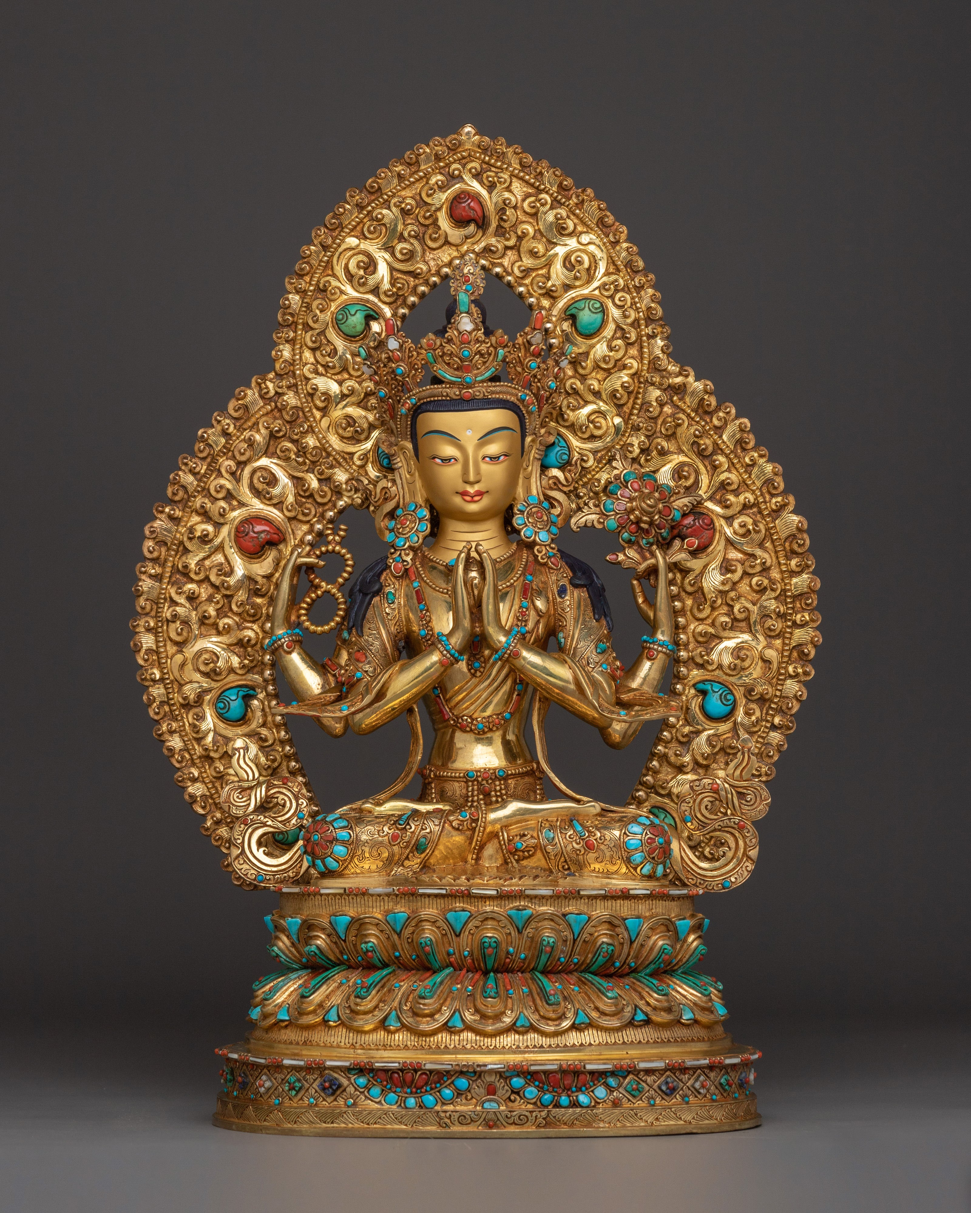 Compassion Bodhisattva Chenrezig Statue | Avalokiteshvara - Lord of Compassion