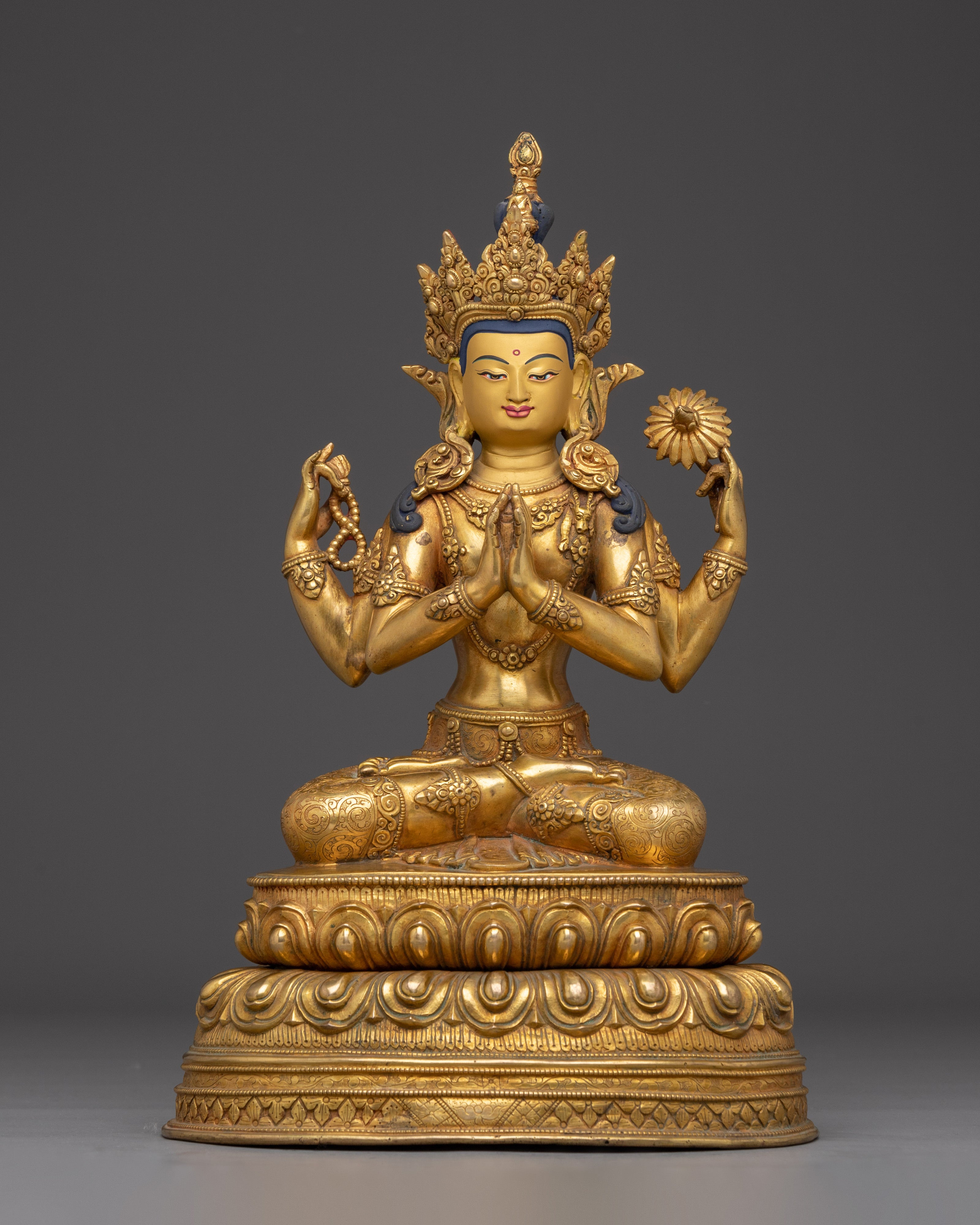 Buddhist Great Bodhisattva Chenrezig Statue