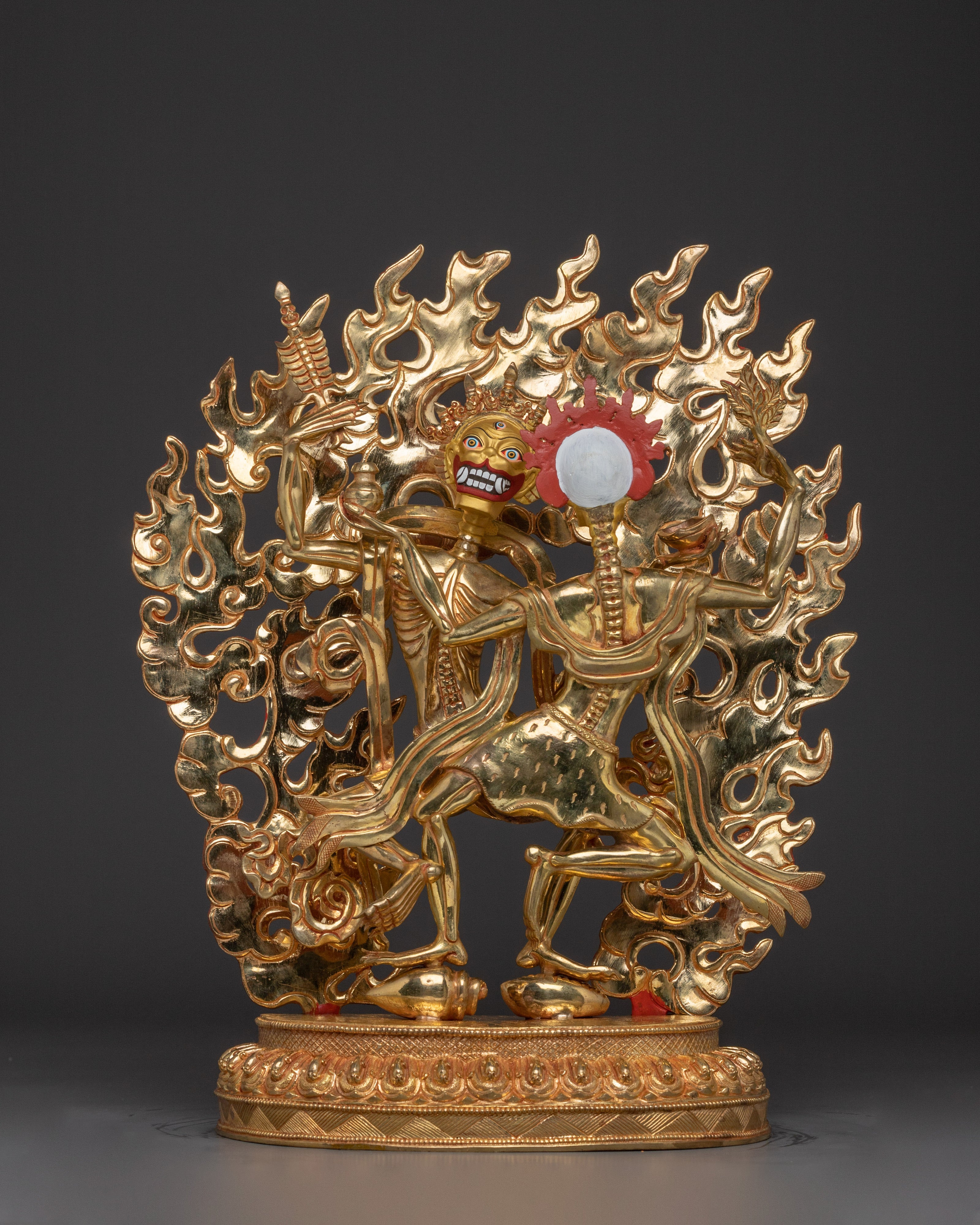 skeleton-deity-chitipati-statue