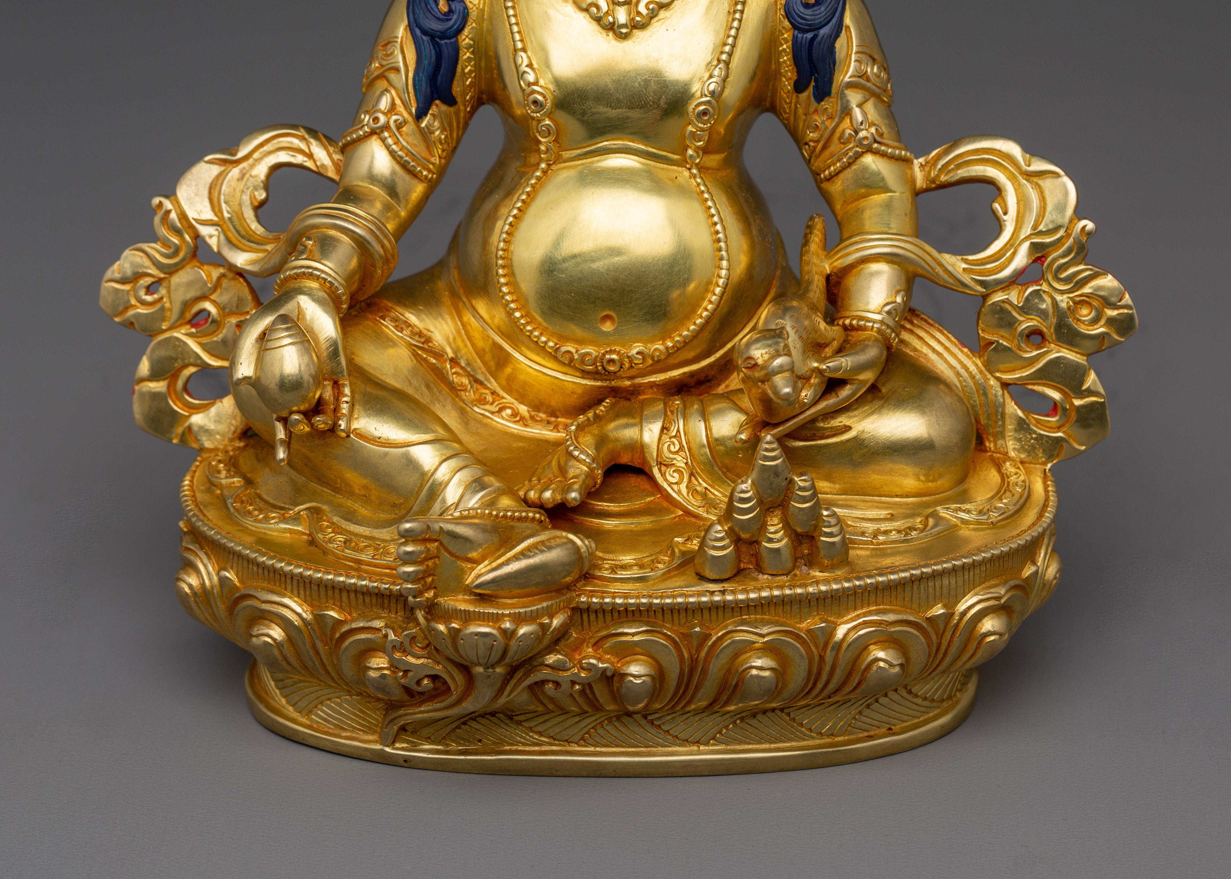 Tibetan Wealth Deity Dzambhala Sculpture | Protector of Dharma