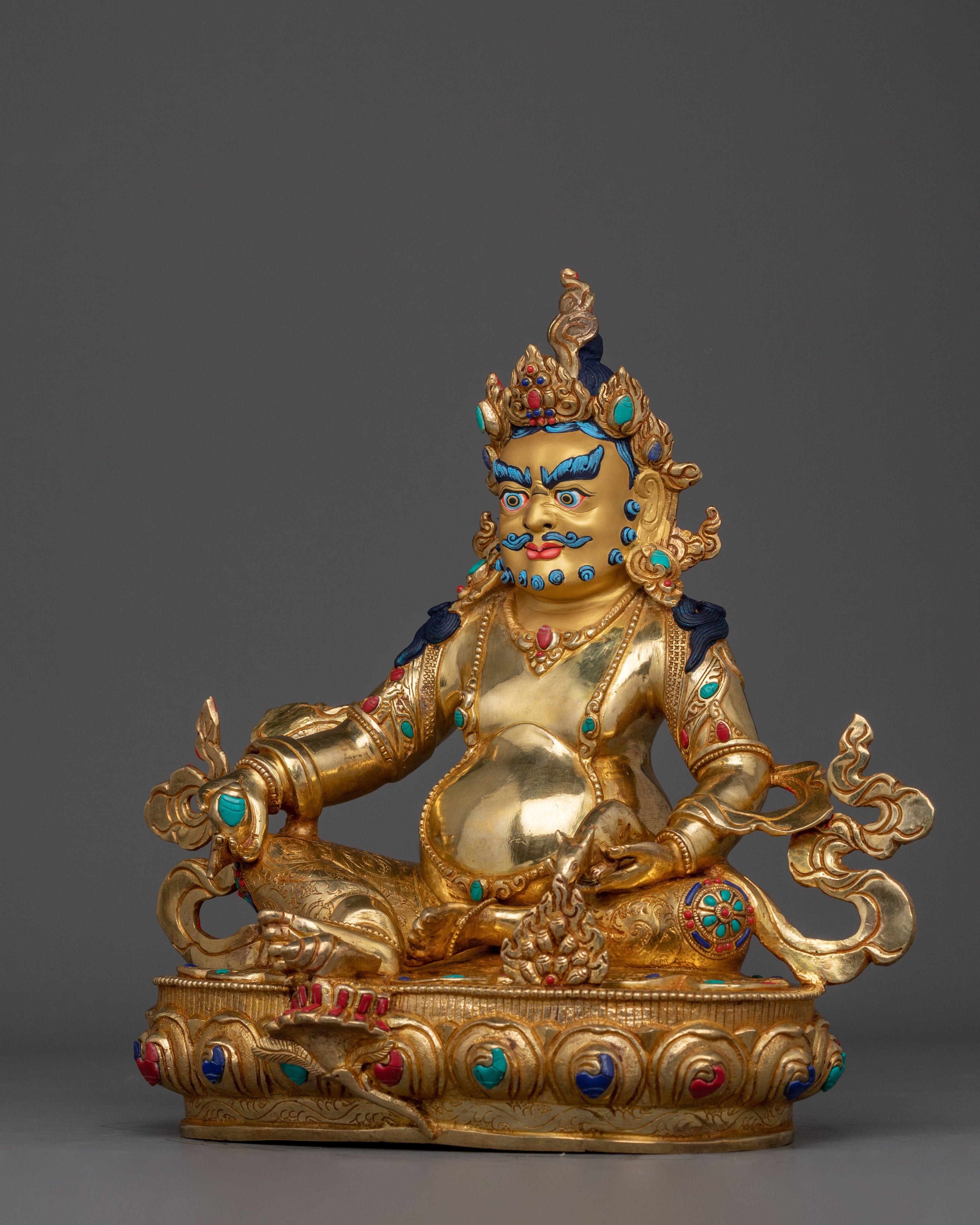 Dzambhala Deity of Wealth Statue | Lord of Treasure
