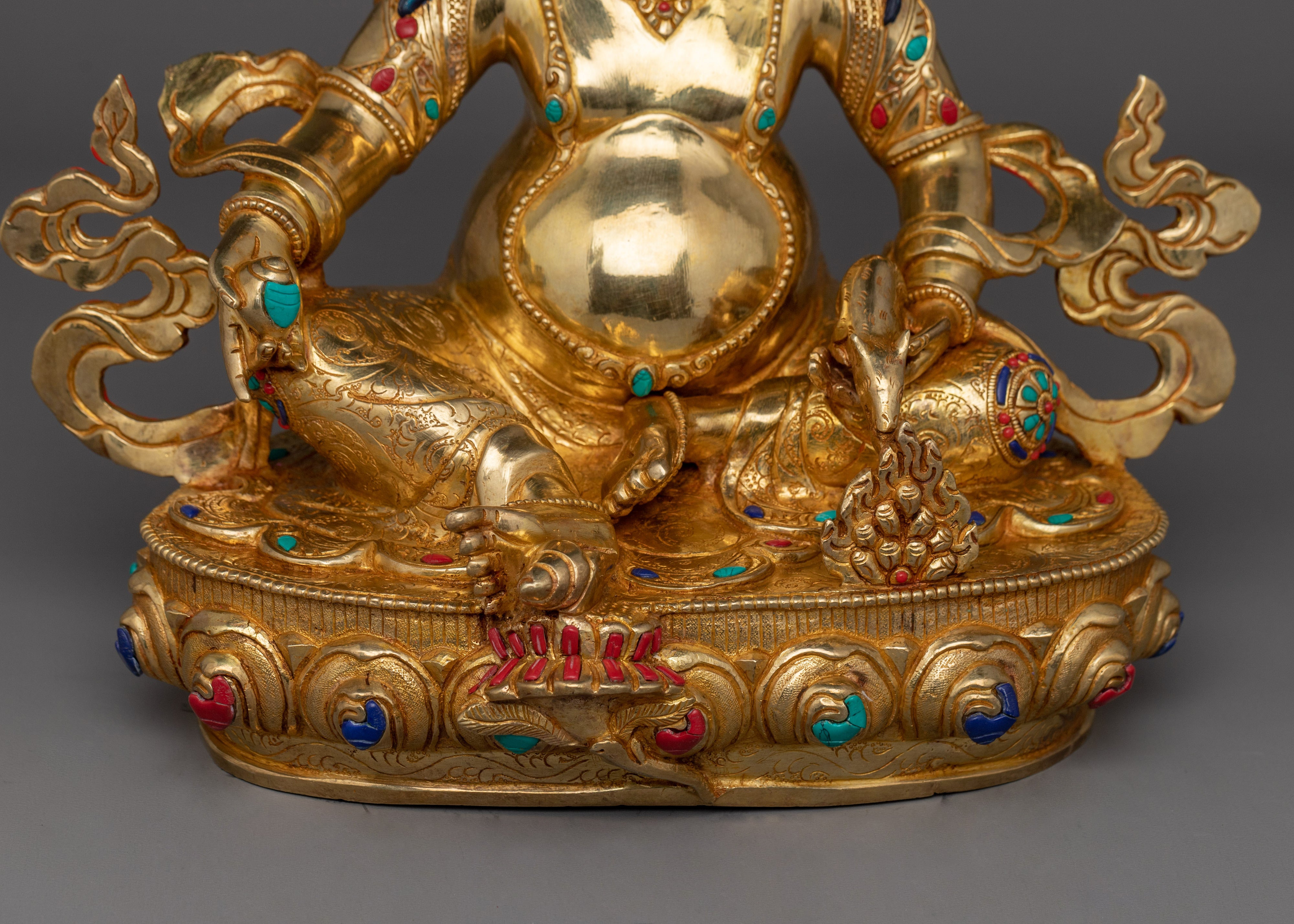 Dzambhala Deity of Wealth Statue | Lord of Treasure