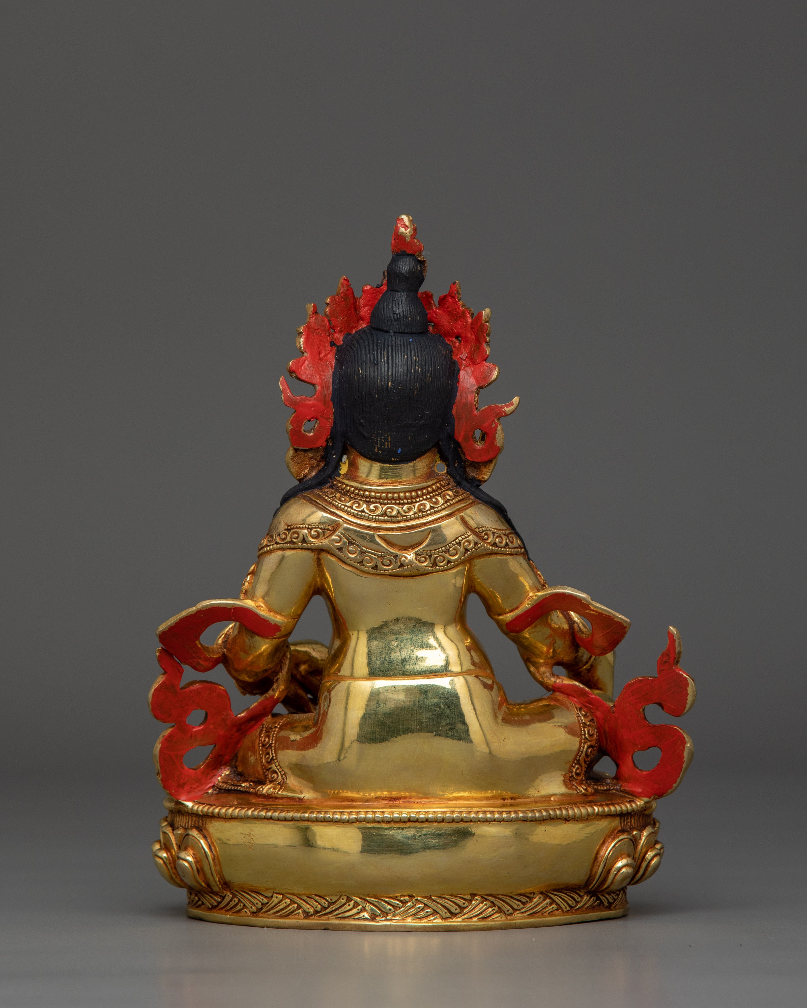Dzambhala Buddhist Wealth Deity Statue | Guardian of Prosperity