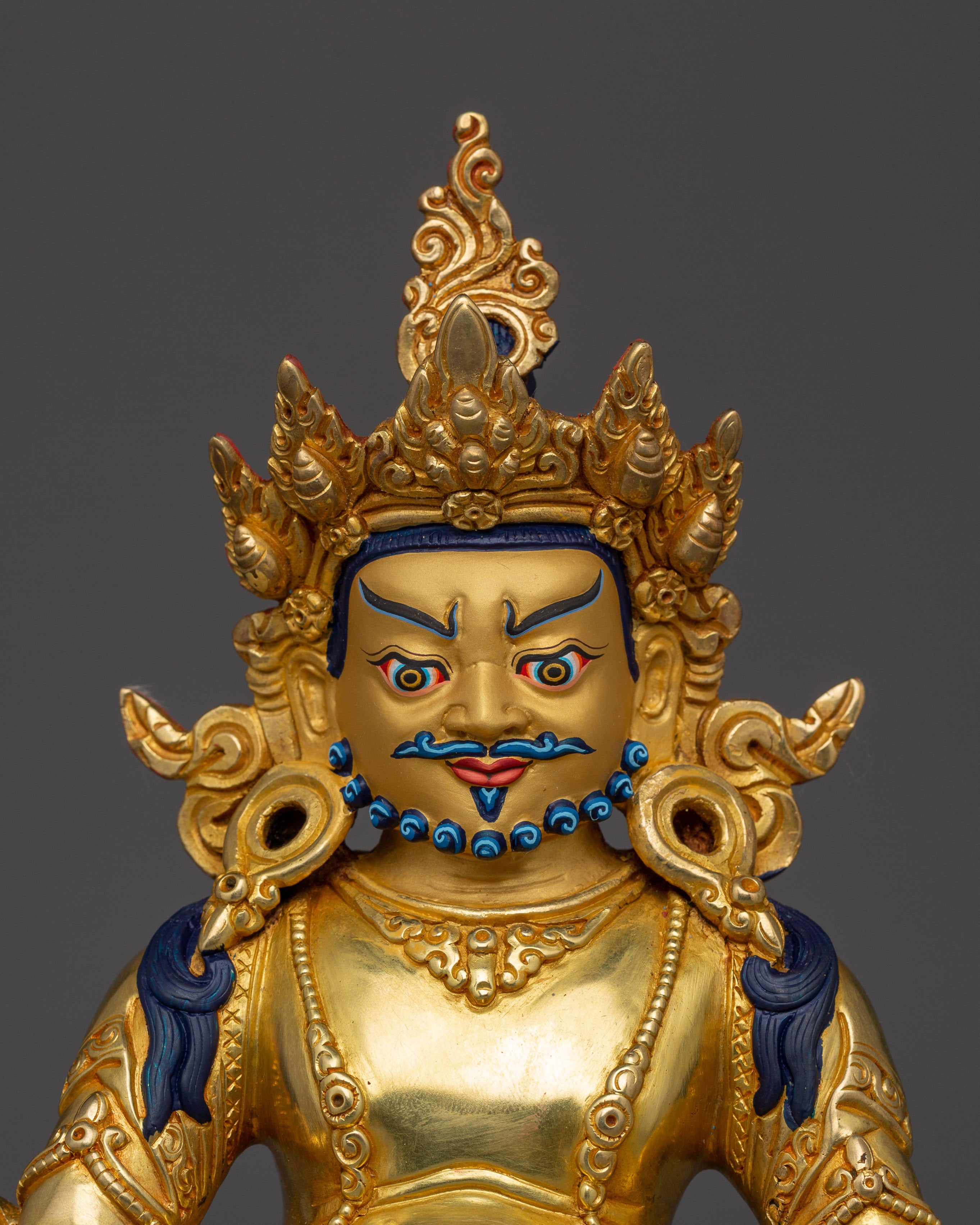 Tibetan Wealth Deity Dzambhala Sculpture | Protector of Dharma