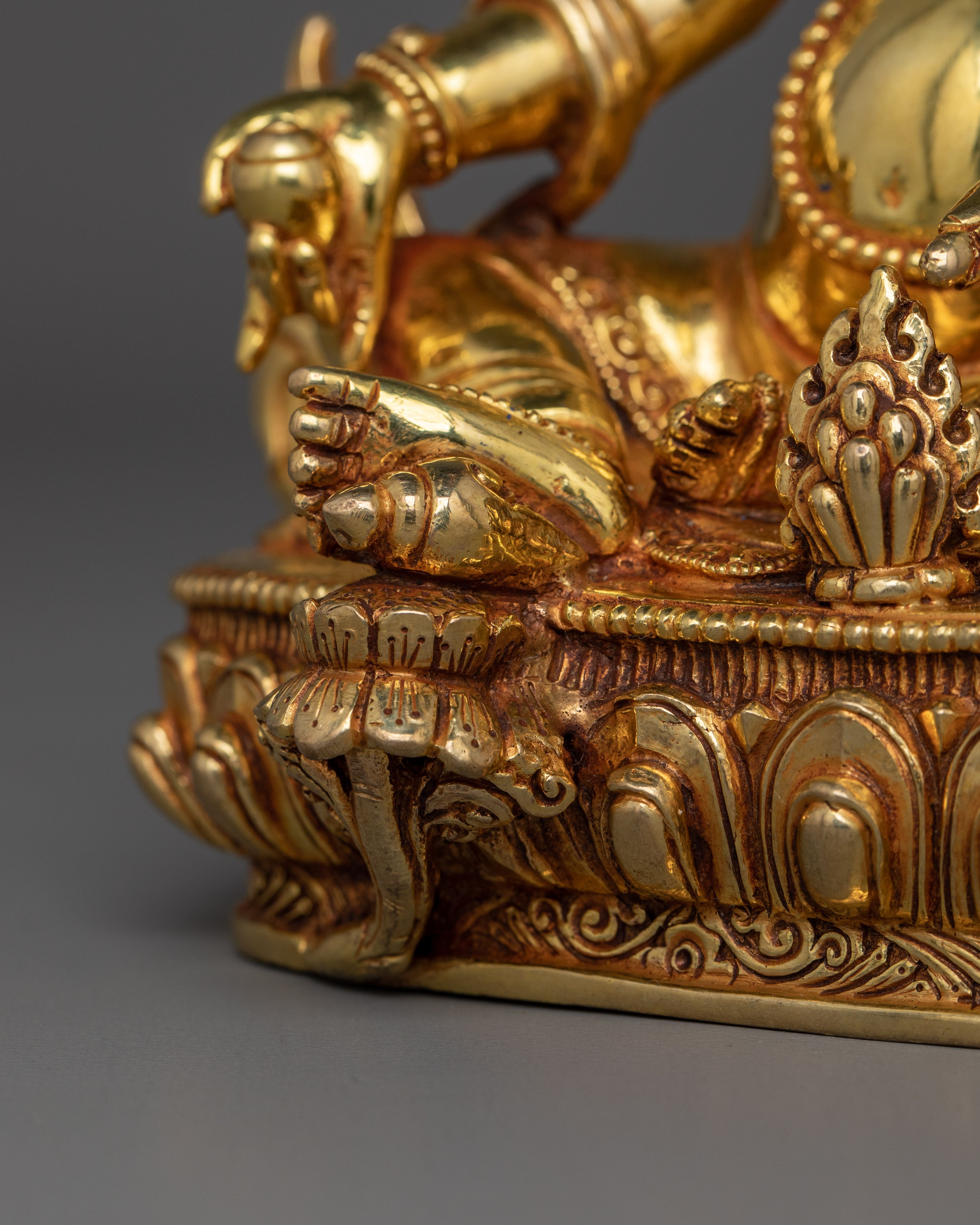 Dzambhala Buddhist Wealth Deity Statue | Guardian of Prosperity