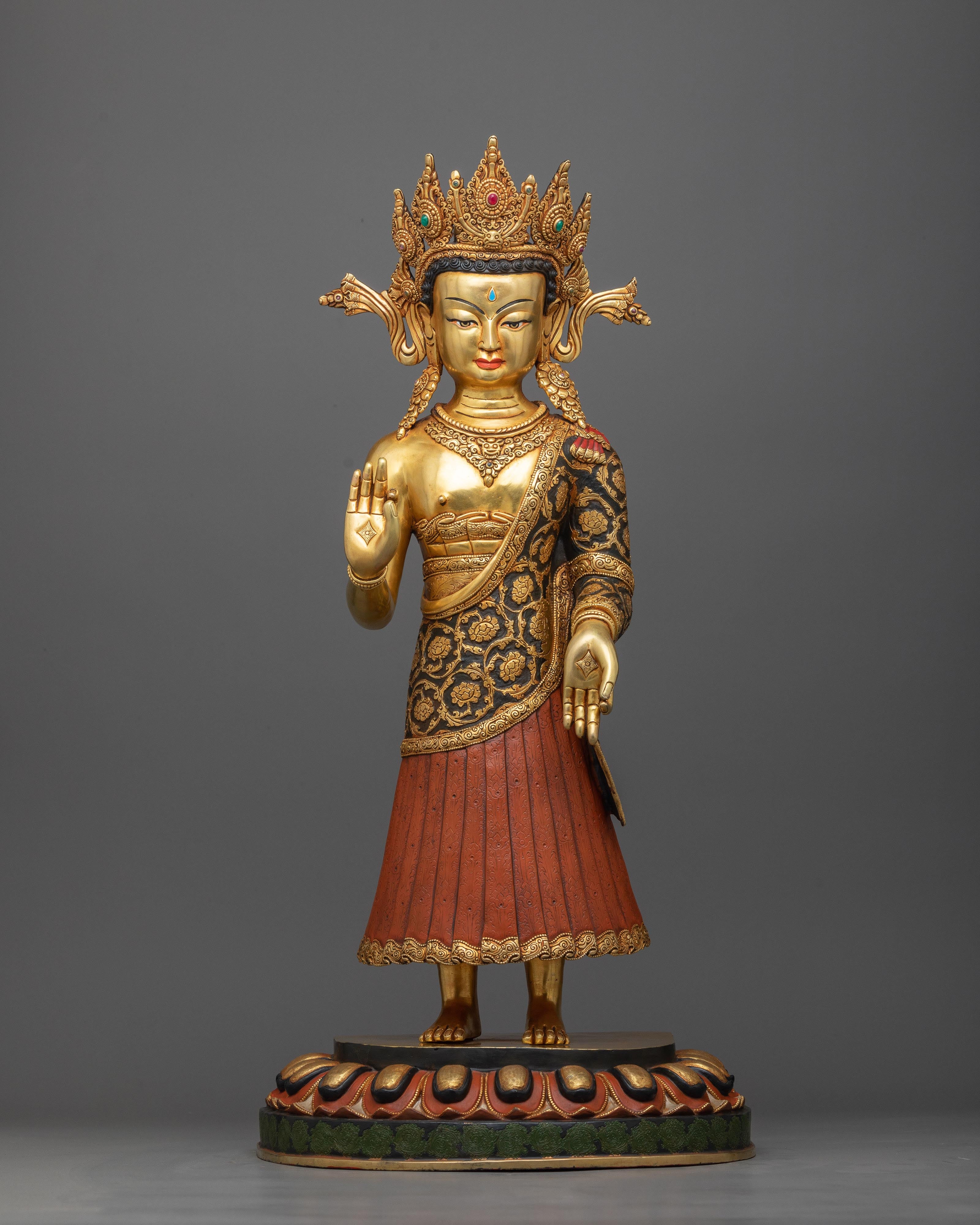 standing-dipankara-buddha-sculpture