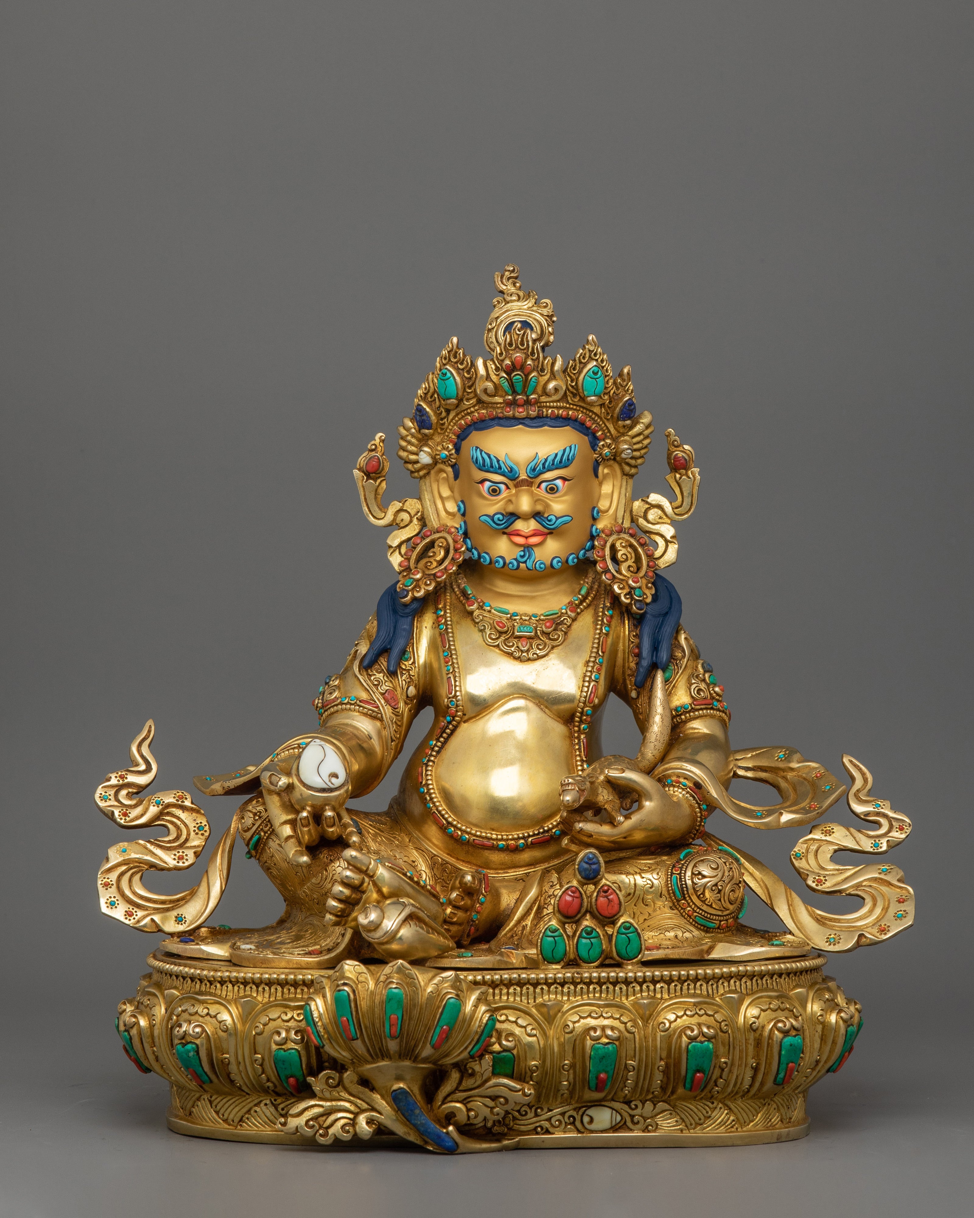 Spiritual Wealth God Dzambhala Statue