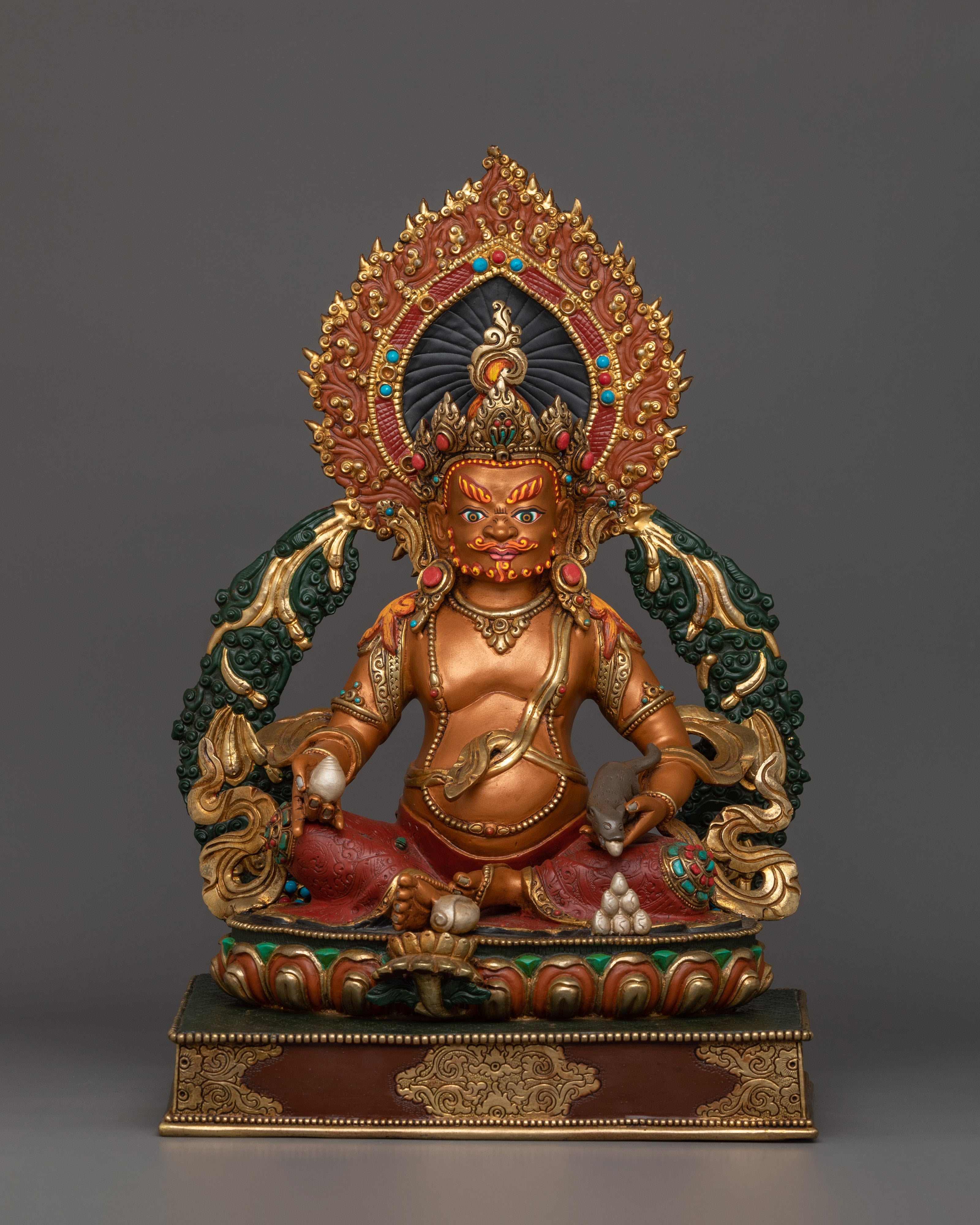 Traditional Figurine of Dzambhala |  Deity of Material and Spiritual Wealth