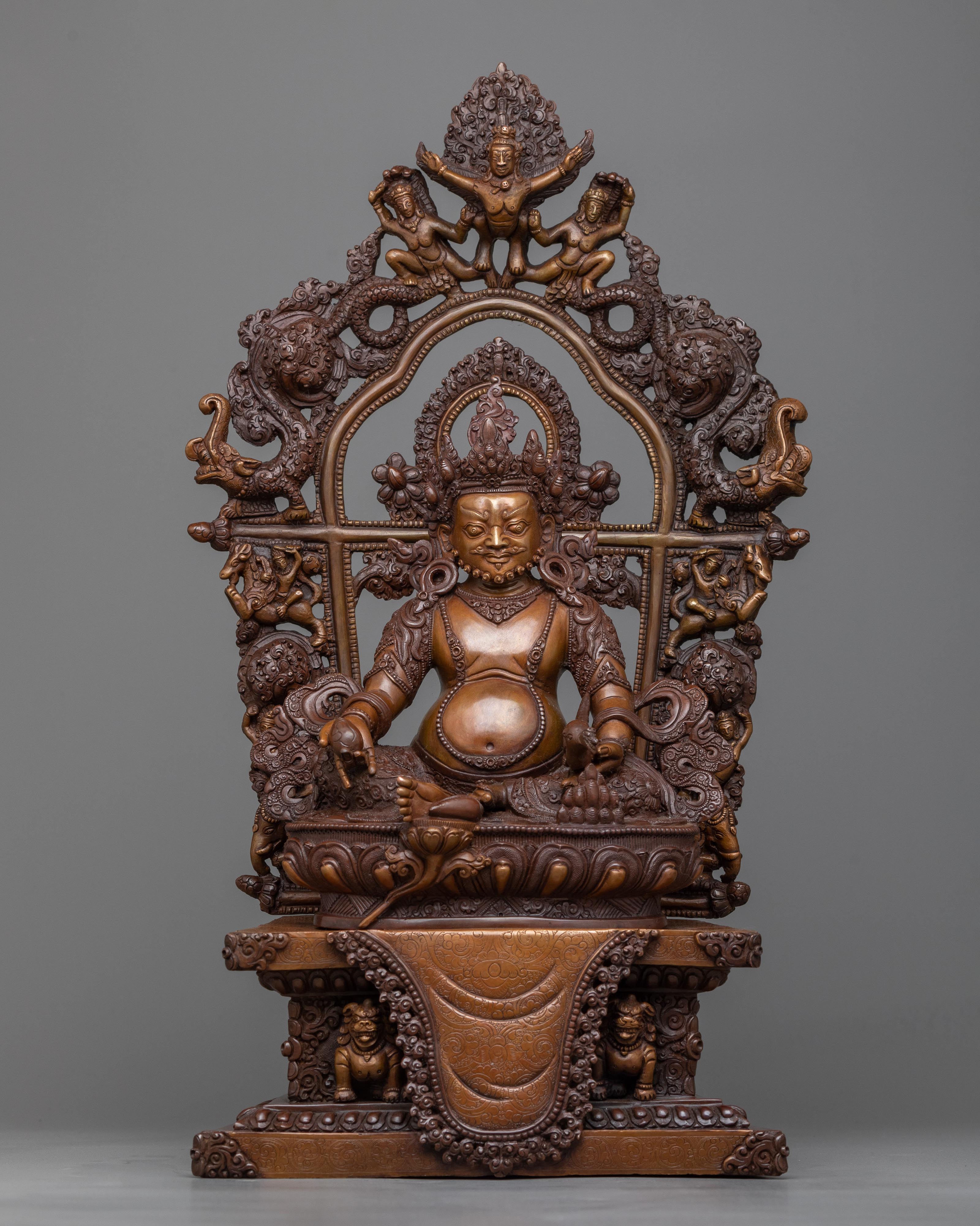 dzambhala-on grand throne