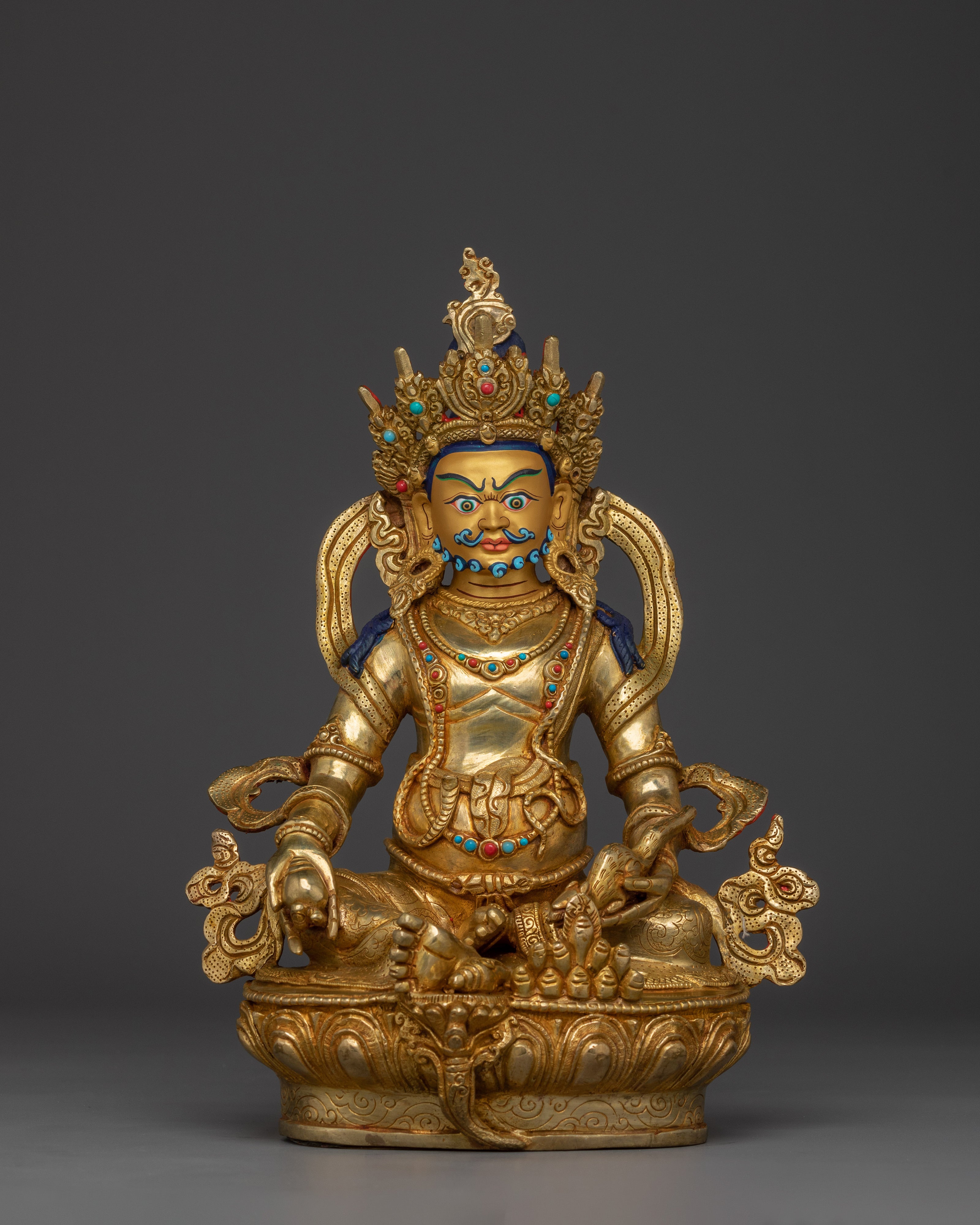 Dzambhala Copper Body Statue