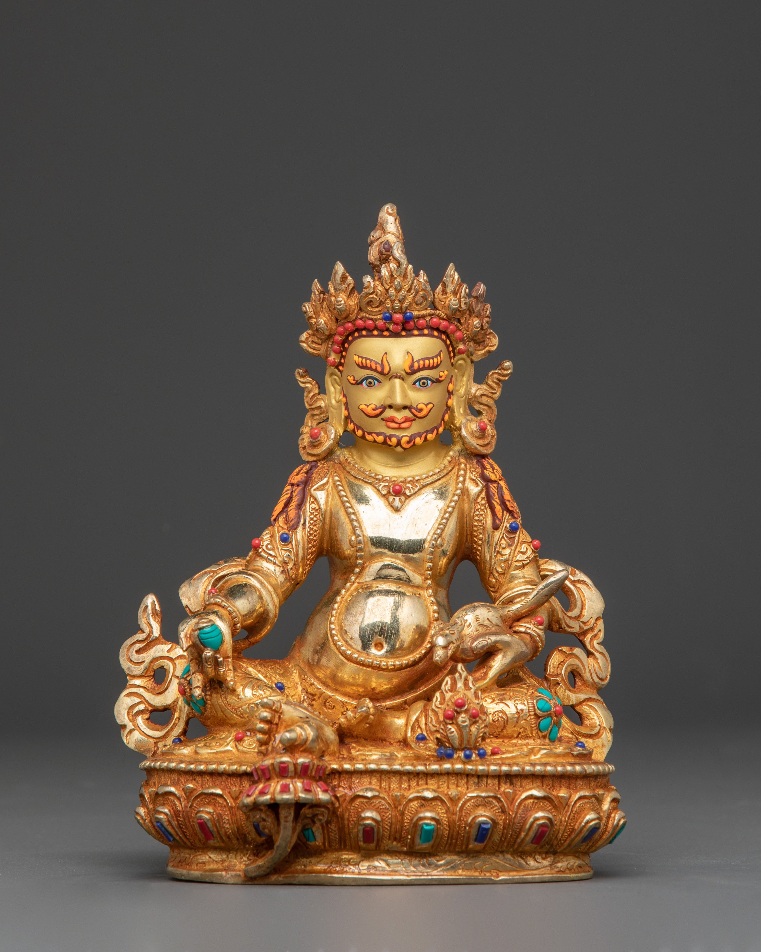 Dzambhala Statue : Buddhist Deity of Wealth