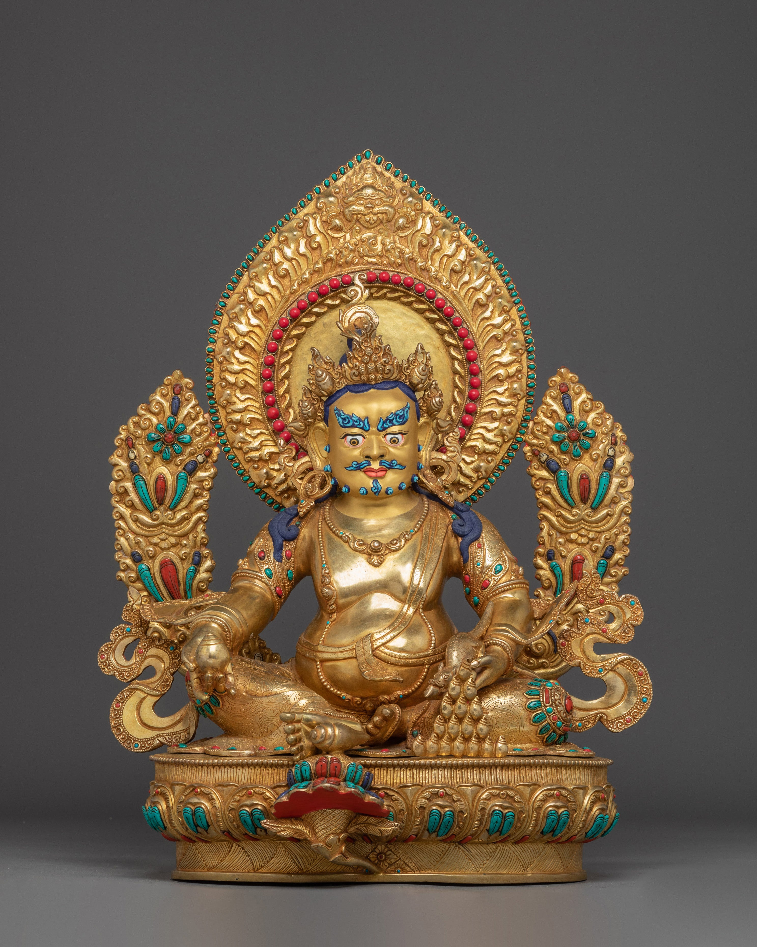 Tibetan Fortune Dzambhala Artwork: Icon of Prosperity
