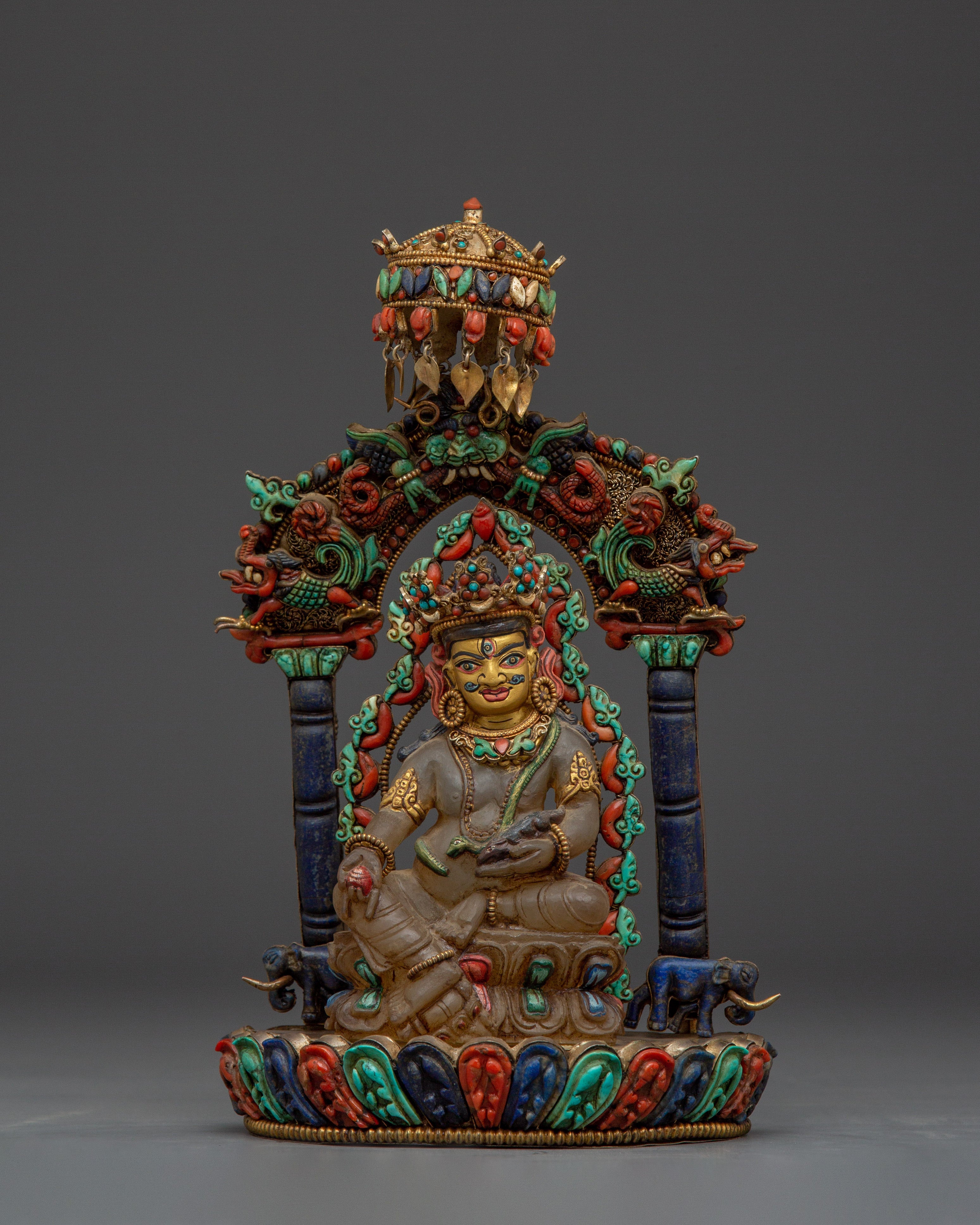 Lord of Abundance Dzambhala Statue