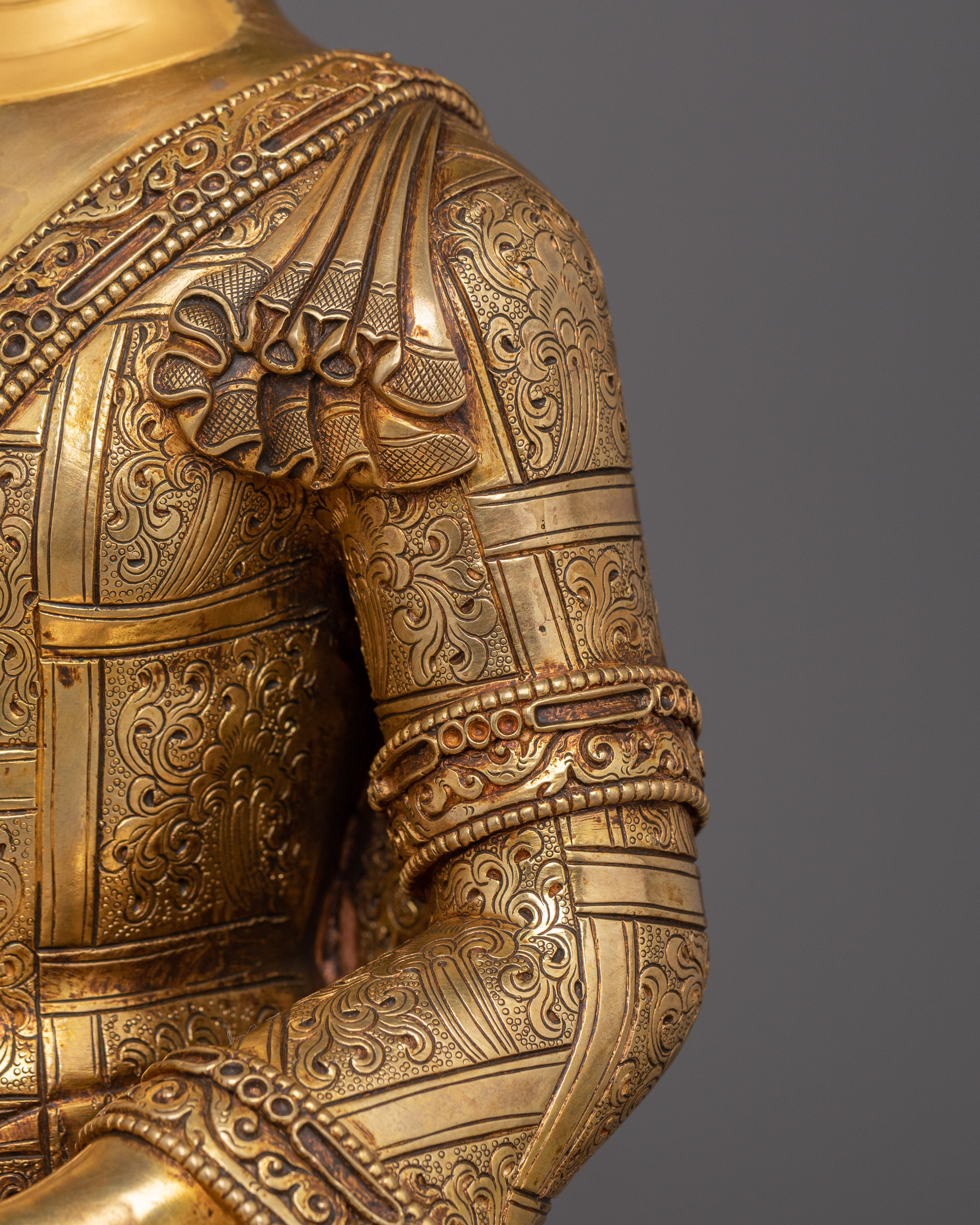 Tibetan Statue of Medicine Buddha | Also known as Bhaiṣajyaguru