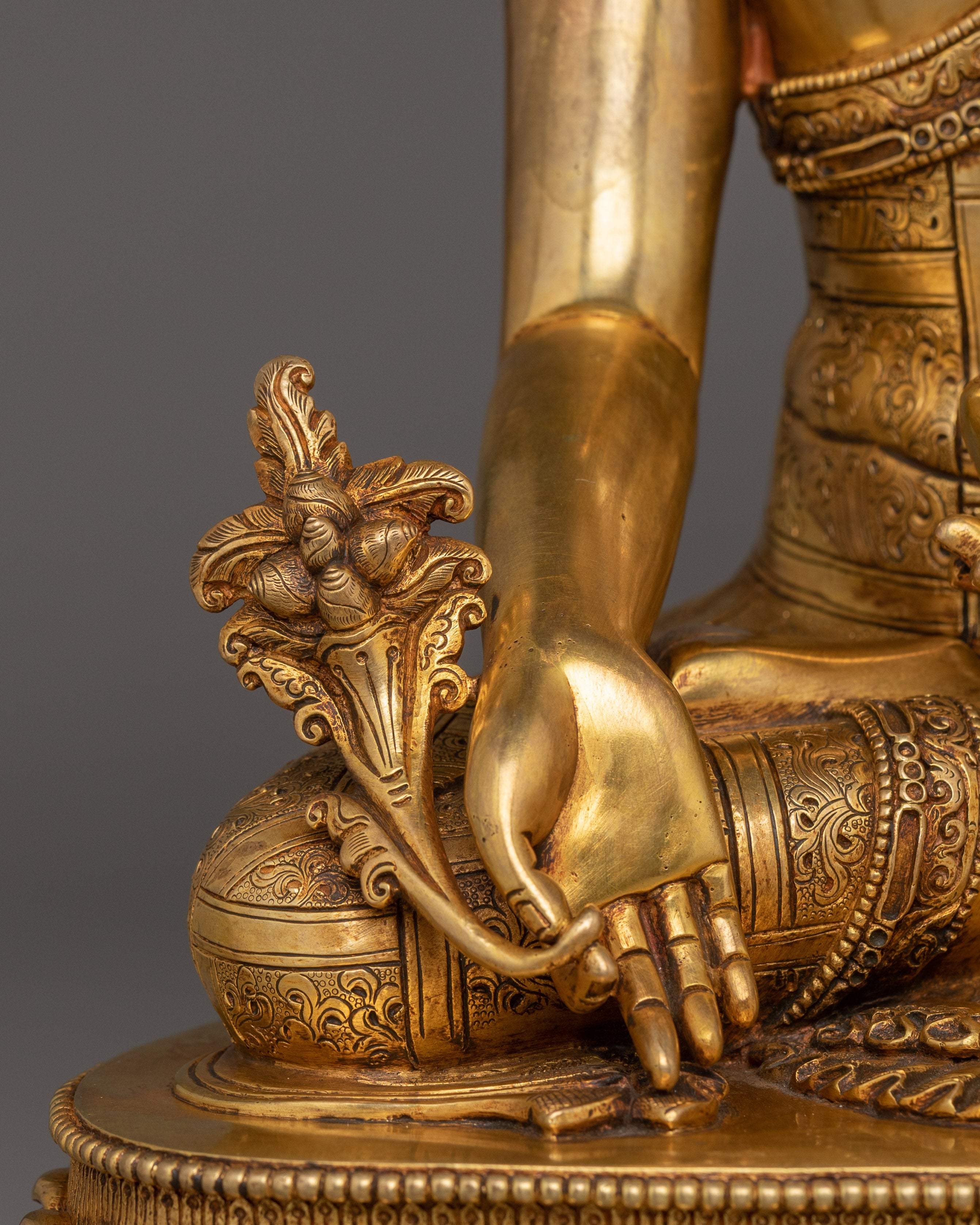 Tibetan Statue of Medicine Buddha | Also known as Bhaiṣajyaguru