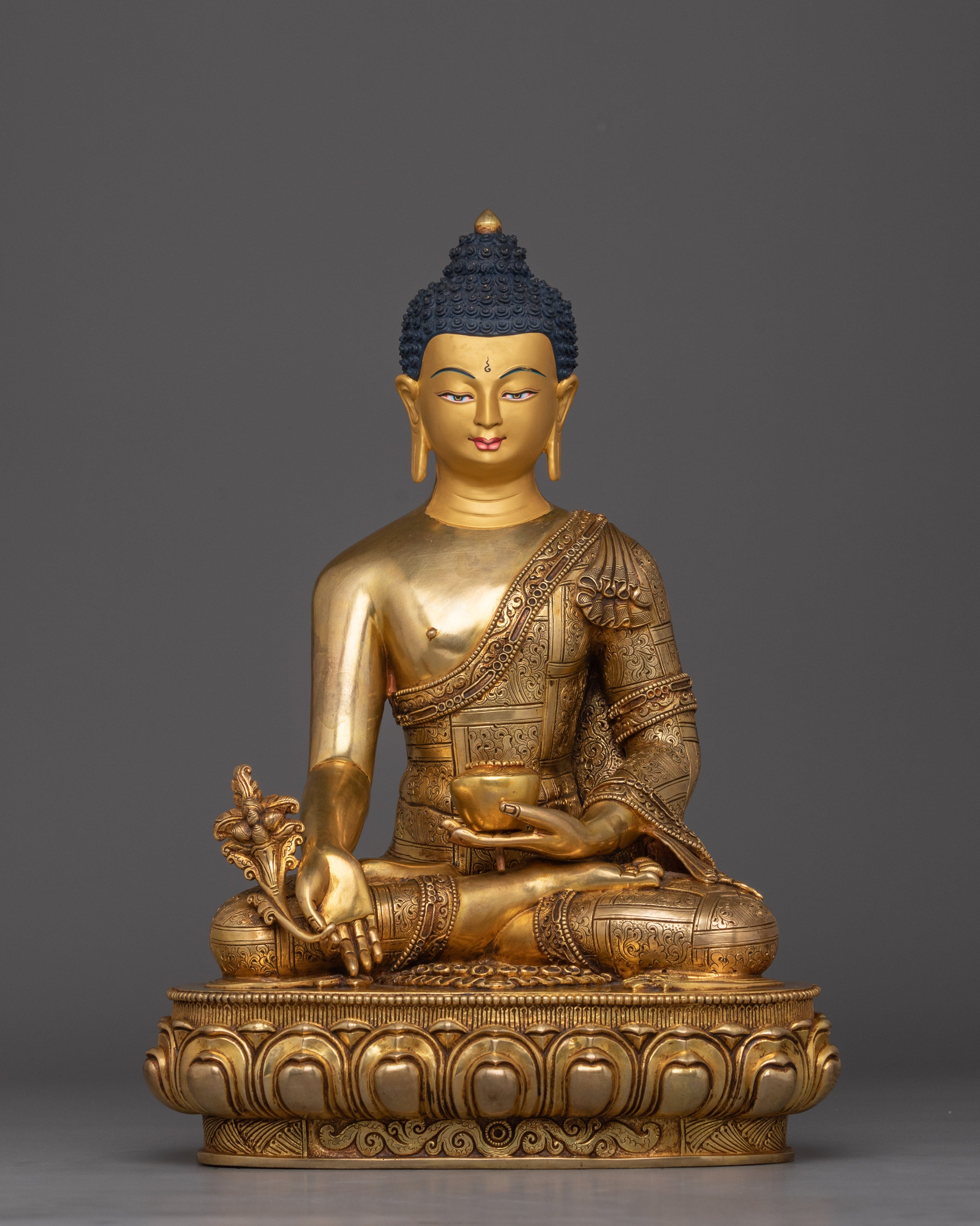 Three Enlightened Buddha Statue Set | Sculpture for Home Altar and Spiritual Journey