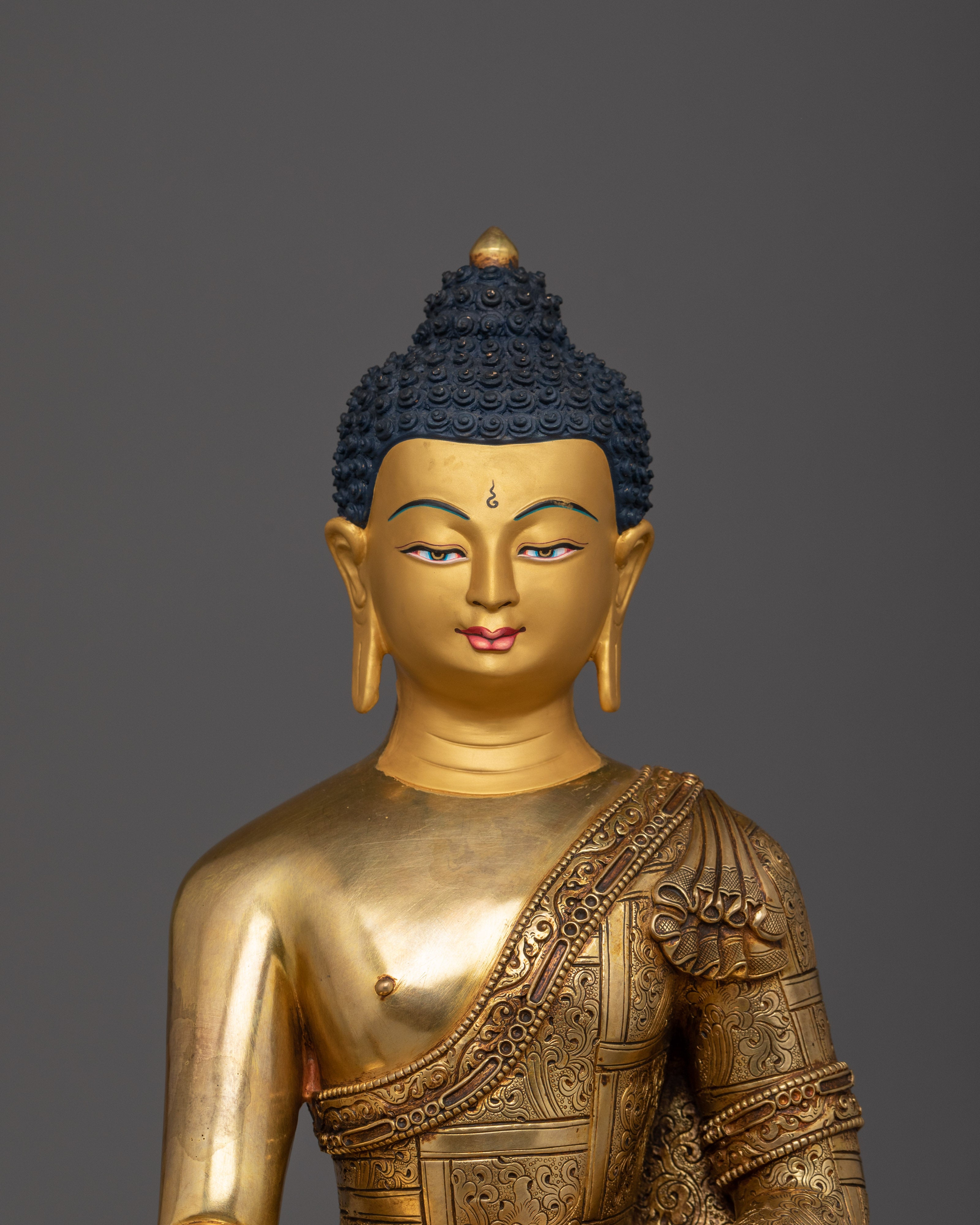 Tibetan Statue of Medicine Buddha | Also known as Bhaiṣajyaguru