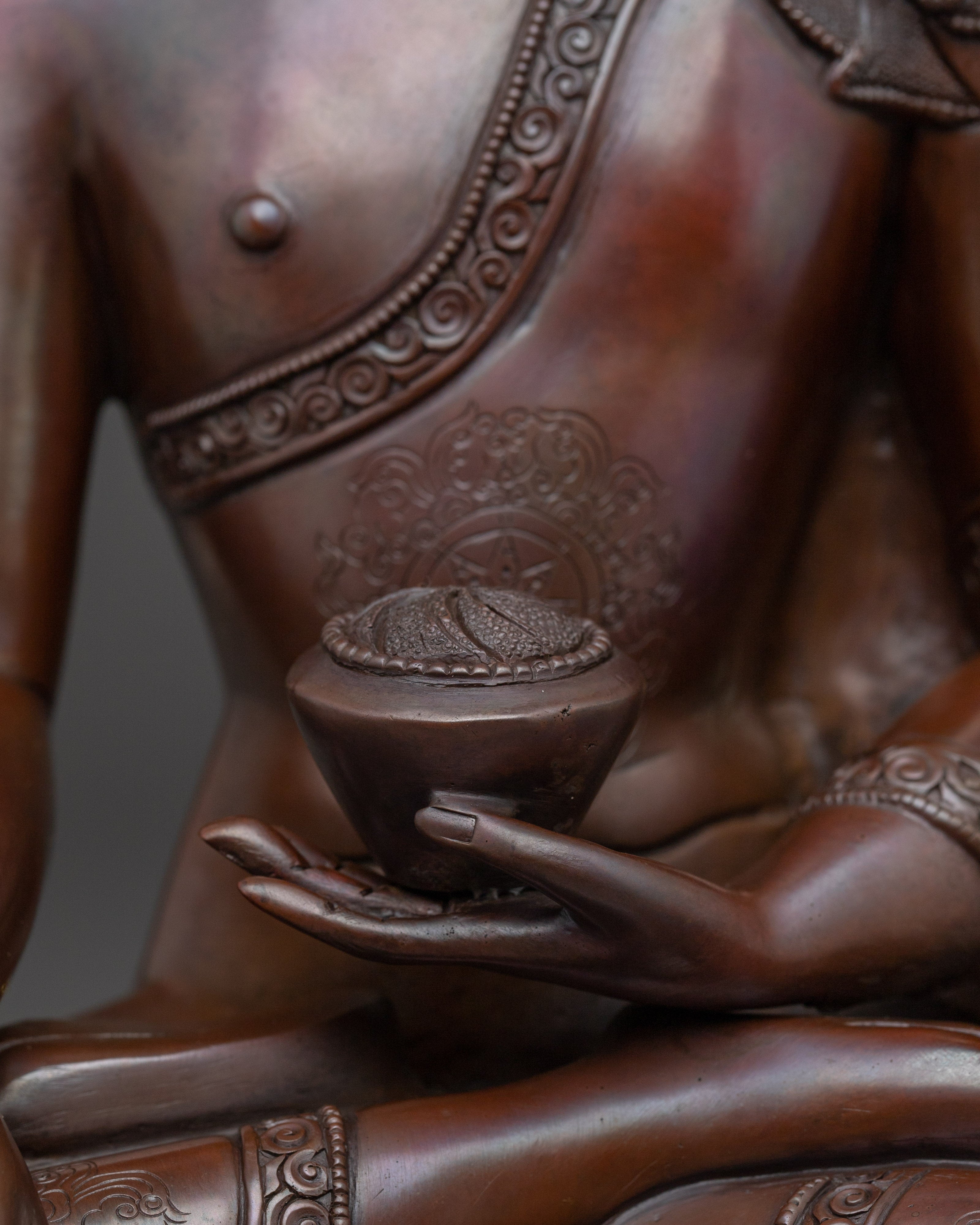 Oxidized Gautama Buddha Artwork | Shakyamuni Buddha Statue