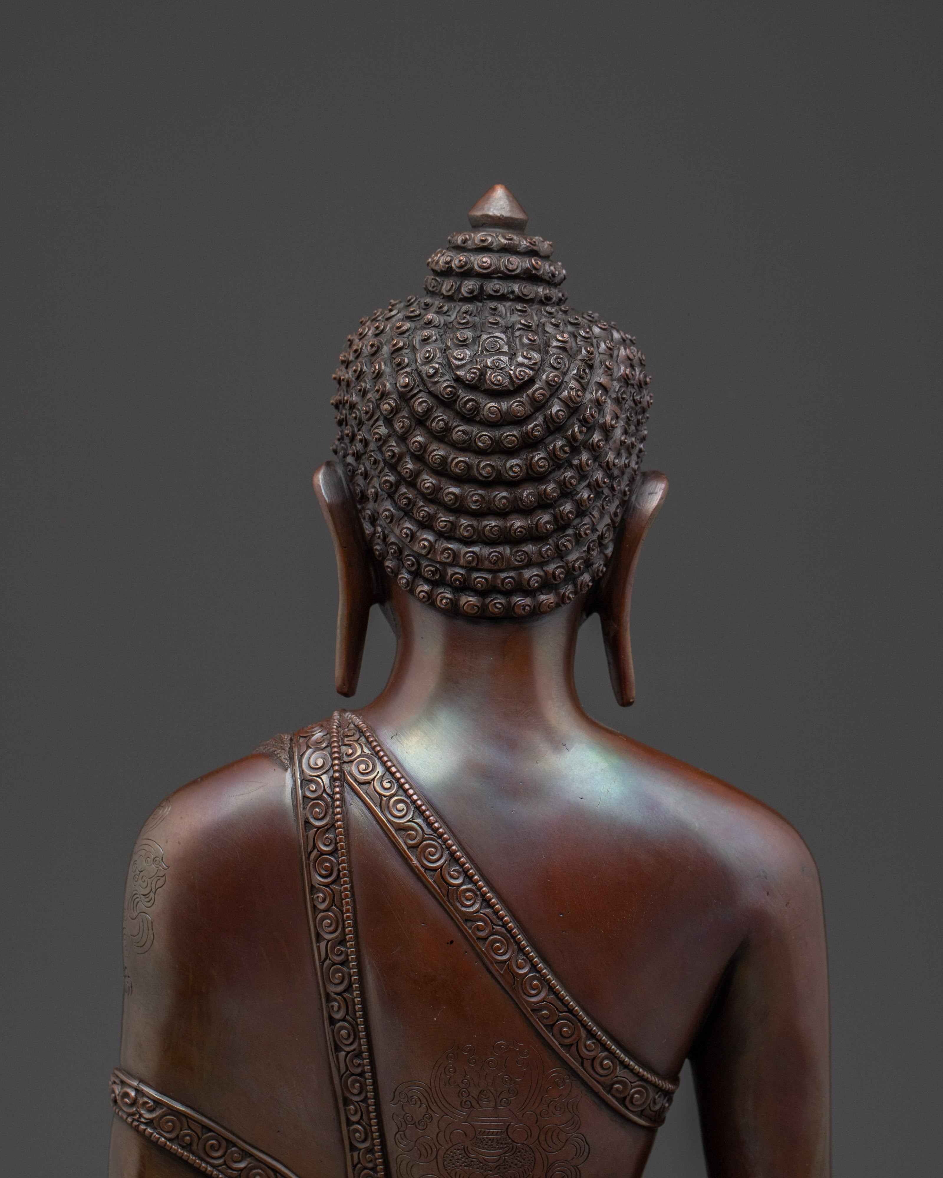 Oxidized Gautama Buddha Artwork | Shakyamuni Buddha Statue