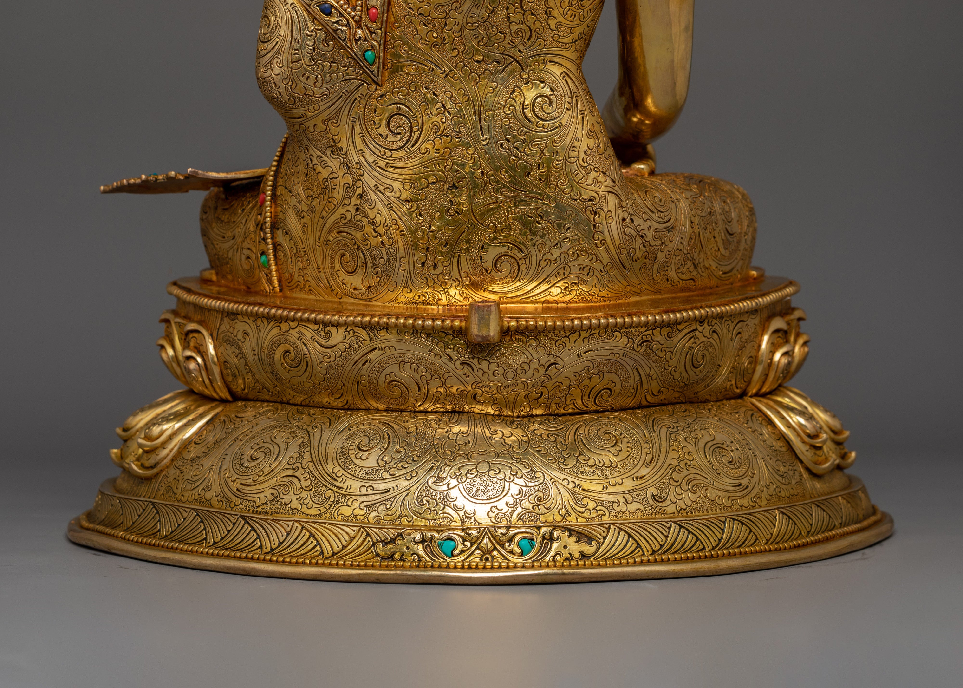 Handmade Statue of Shakyamuni Buddha with Disciple | The Enlightened One