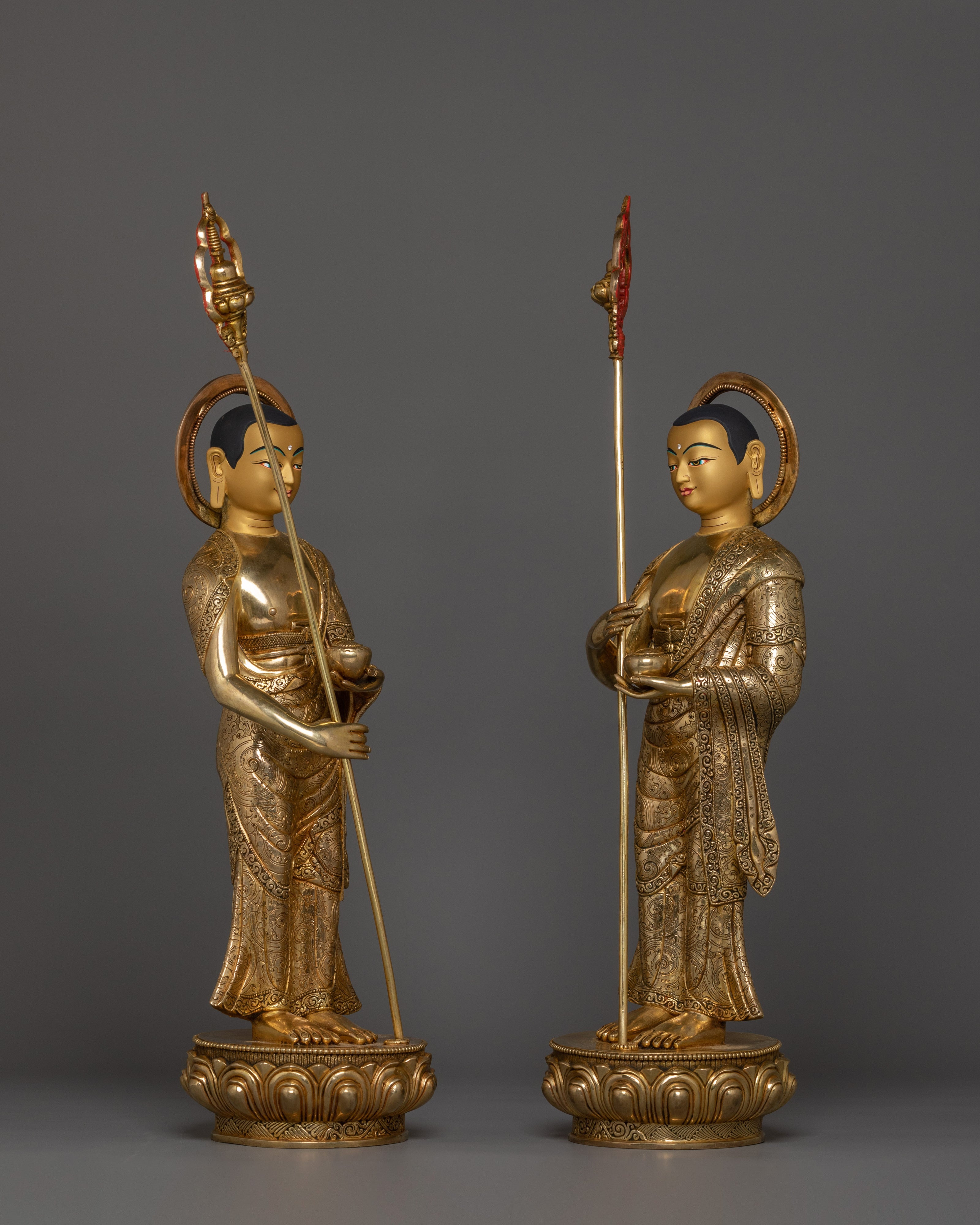 Statue Disciples of Shakyamuni Buddha | A Divine Circle of Dharma and Compassion