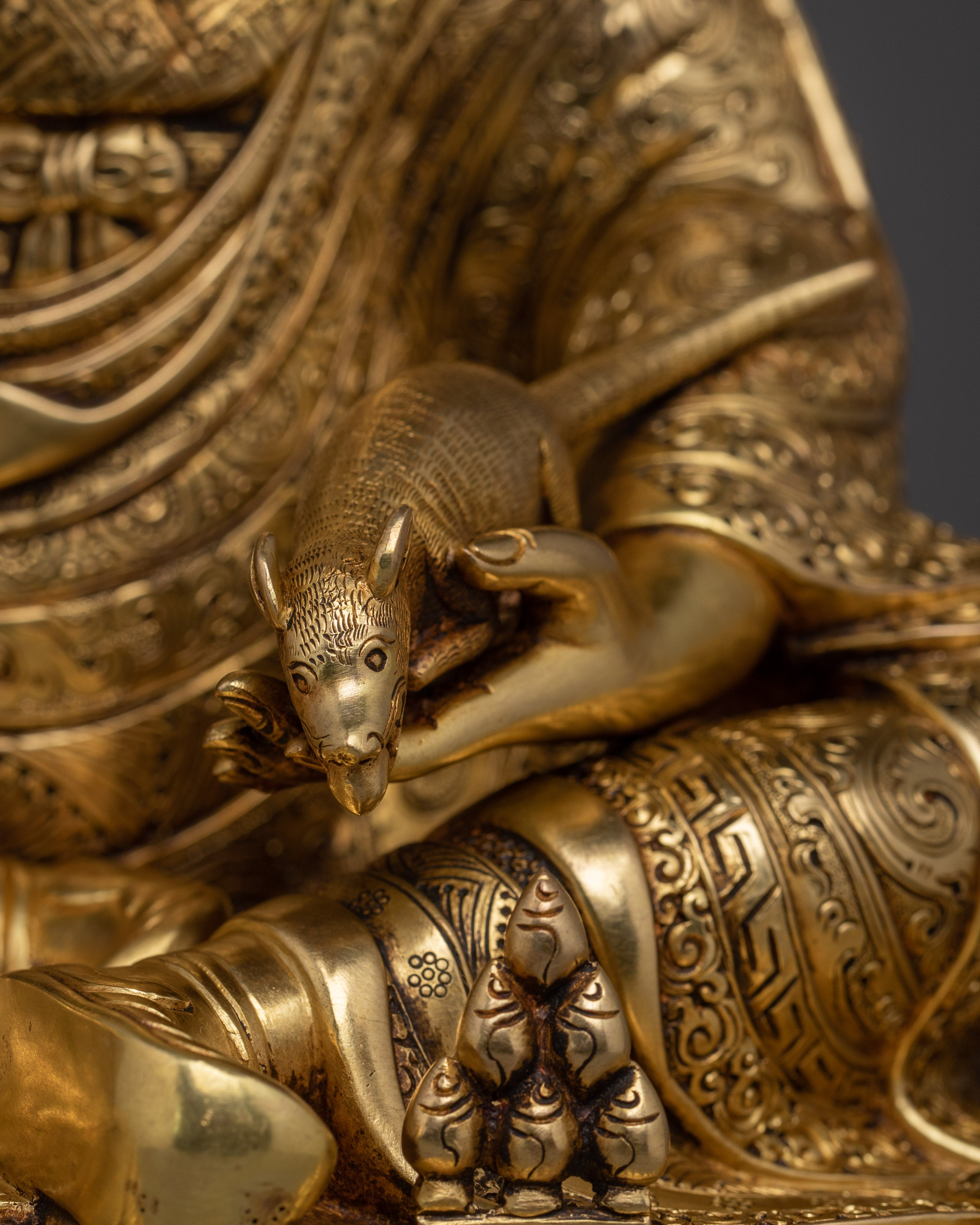 Compassionate Guru Norla Statue | Wealth and Prosperity Deity