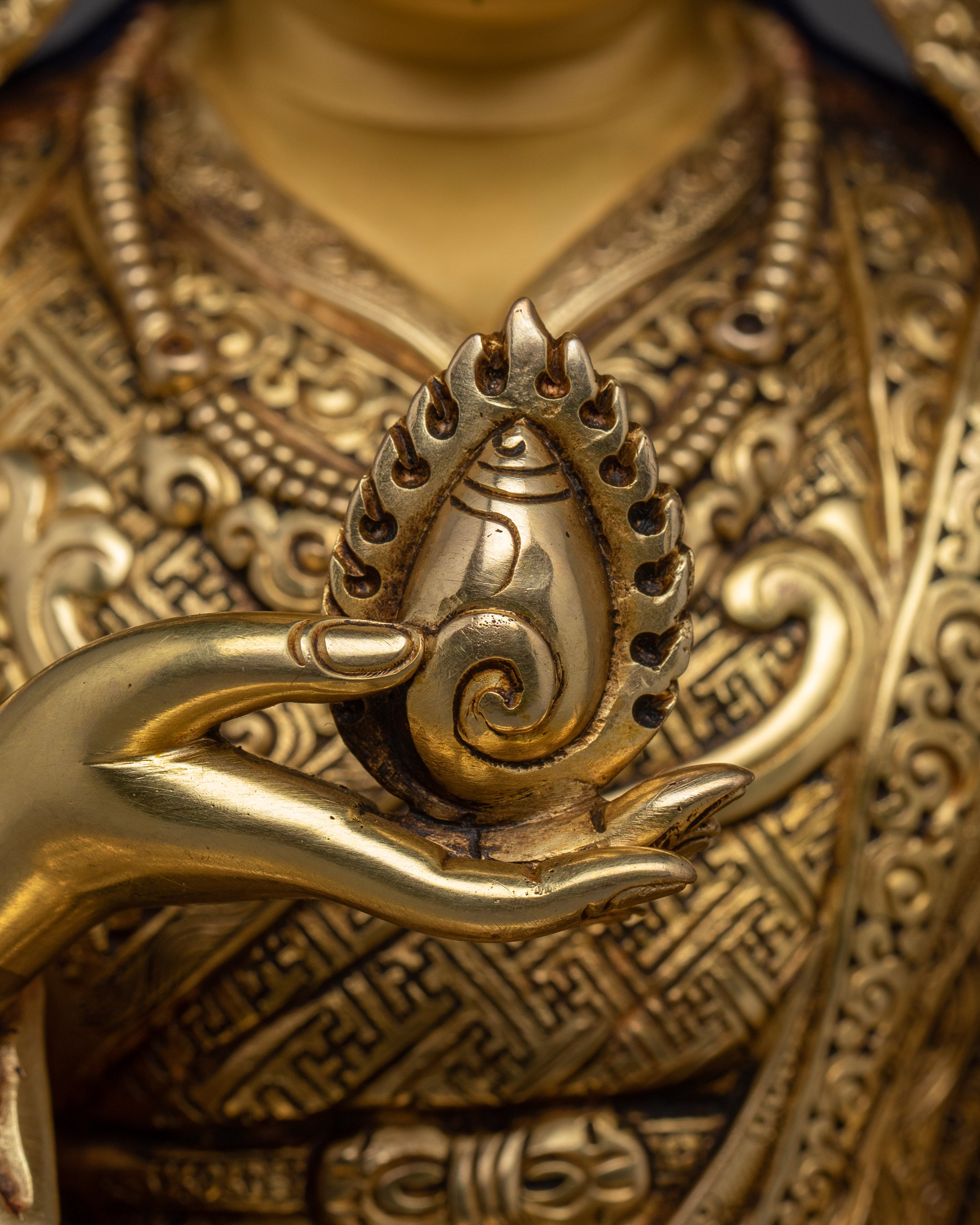 Compassionate Guru Norla Statue | Wealth and Prosperity Deity