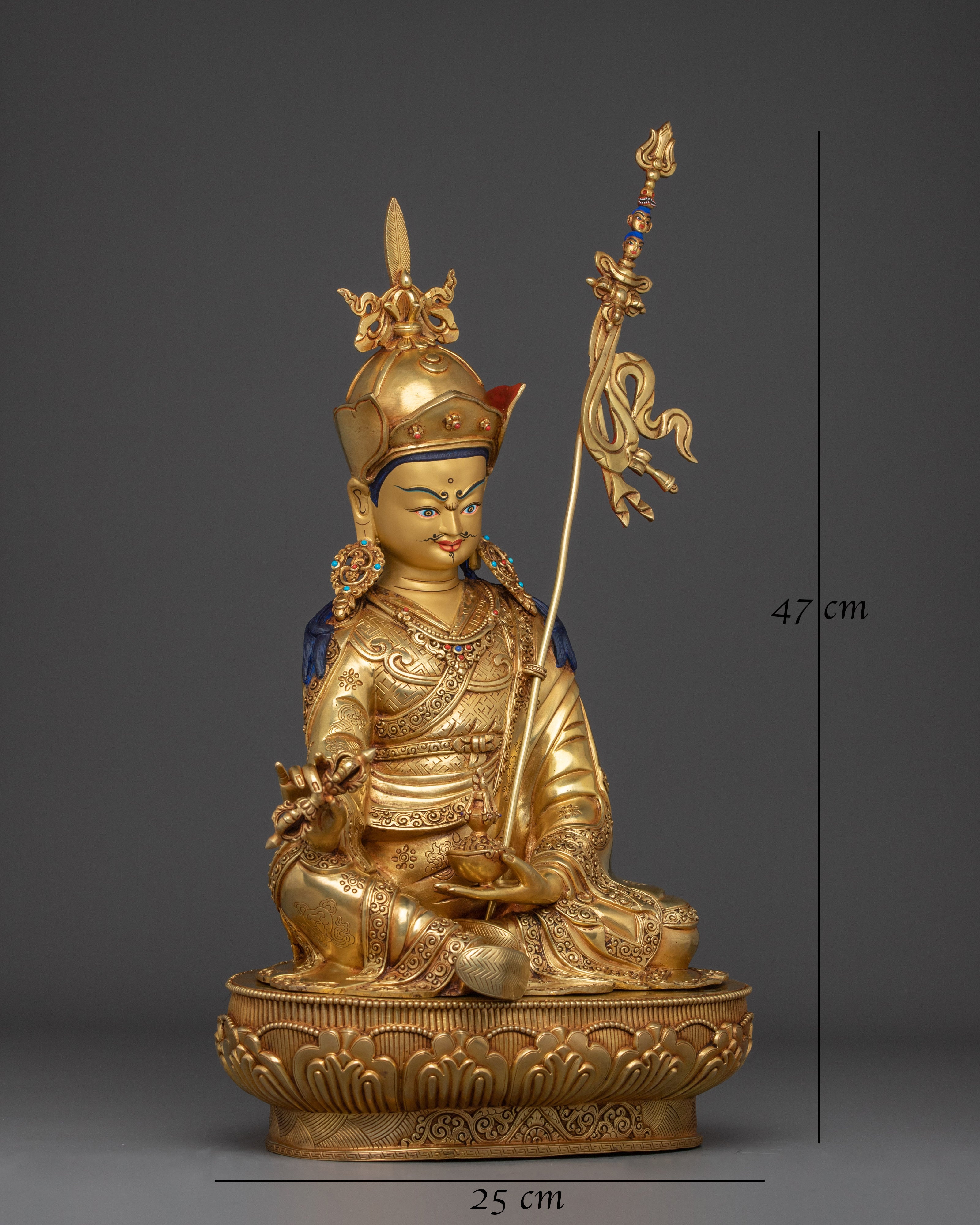 guru-rinpoche-with-khatvanga-statue