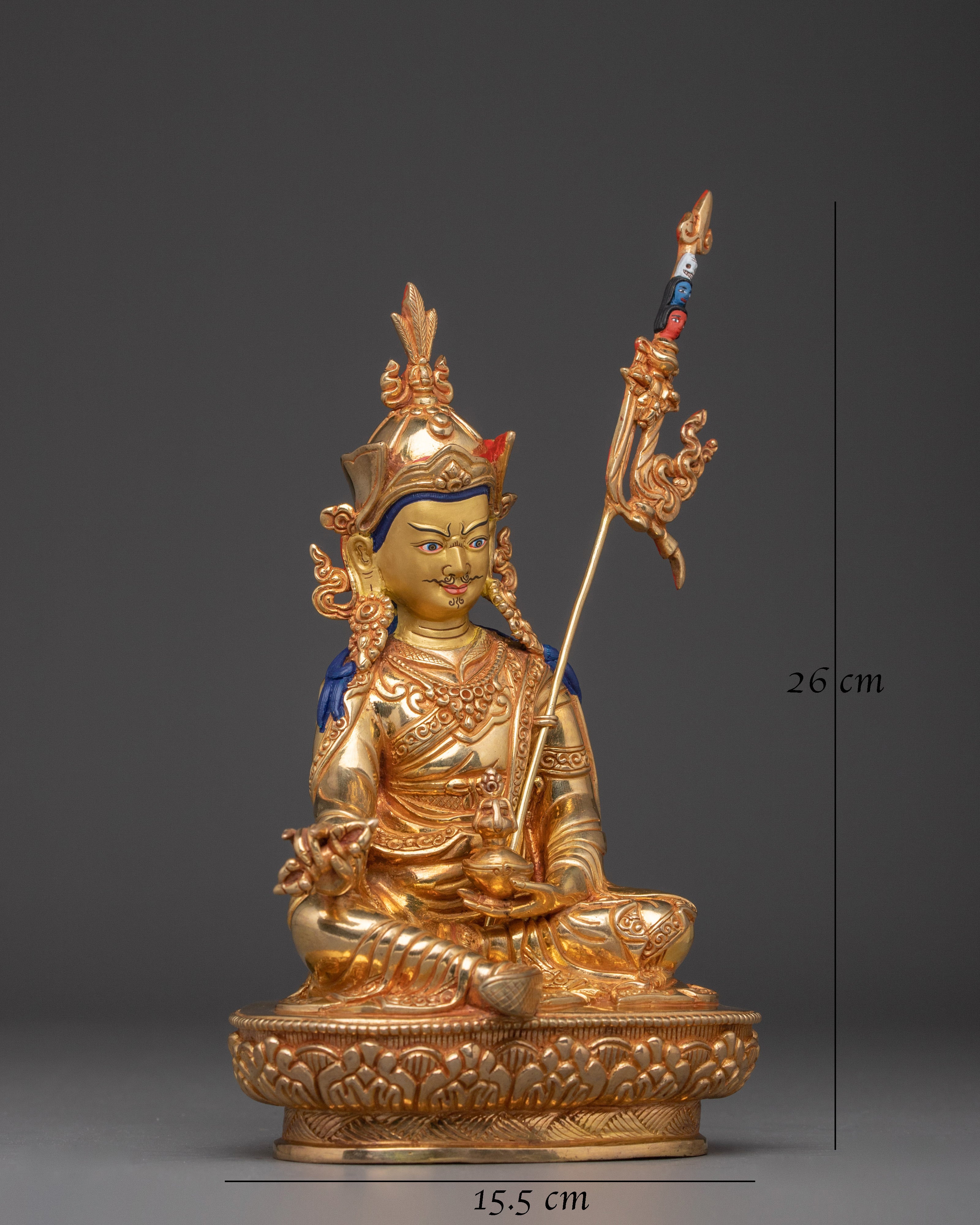 traditional-tibetan-statue-of-guru-rinpoche