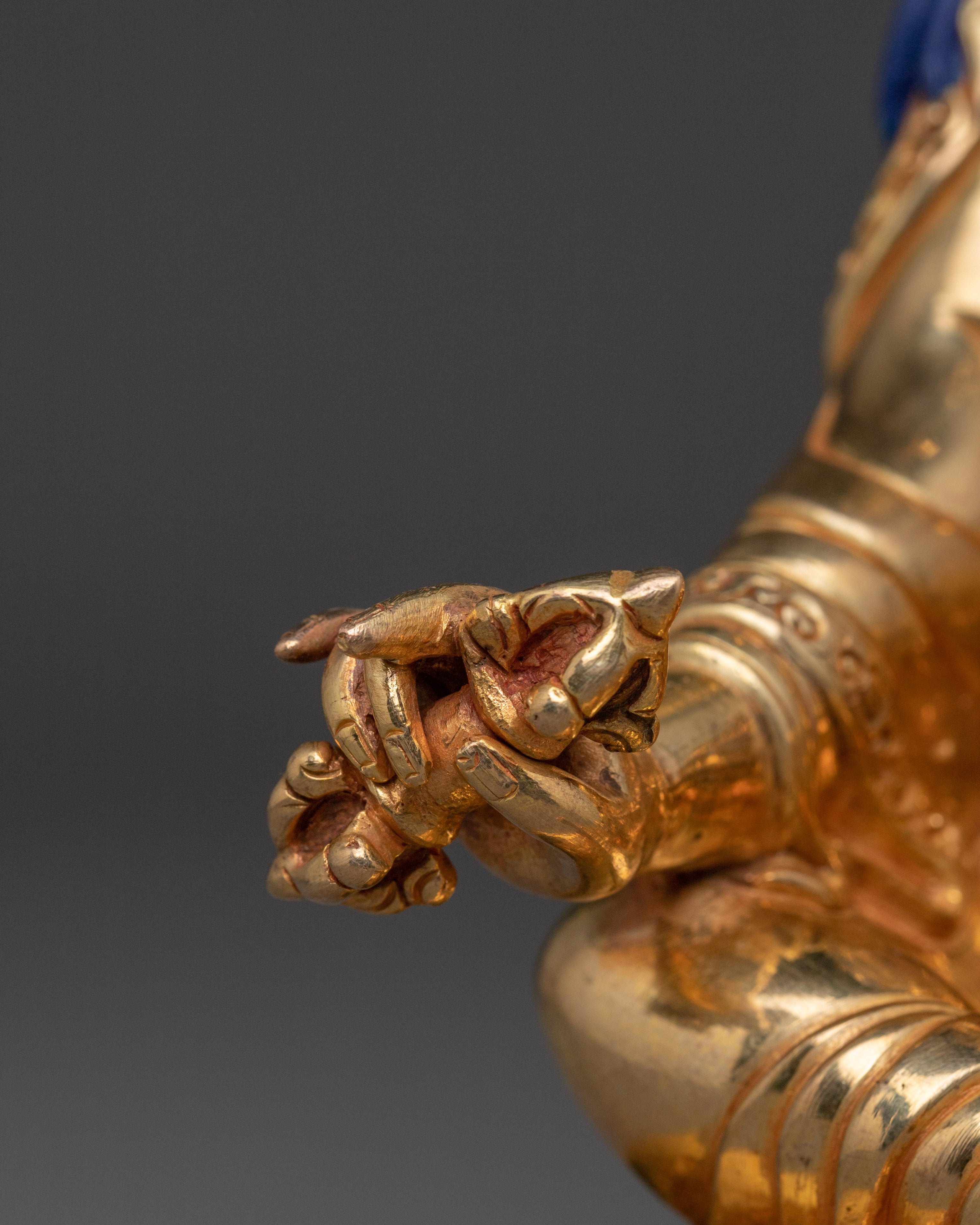 Traditional Tibetan Statue of Guru Rinpoche | The Lotus-Born Master