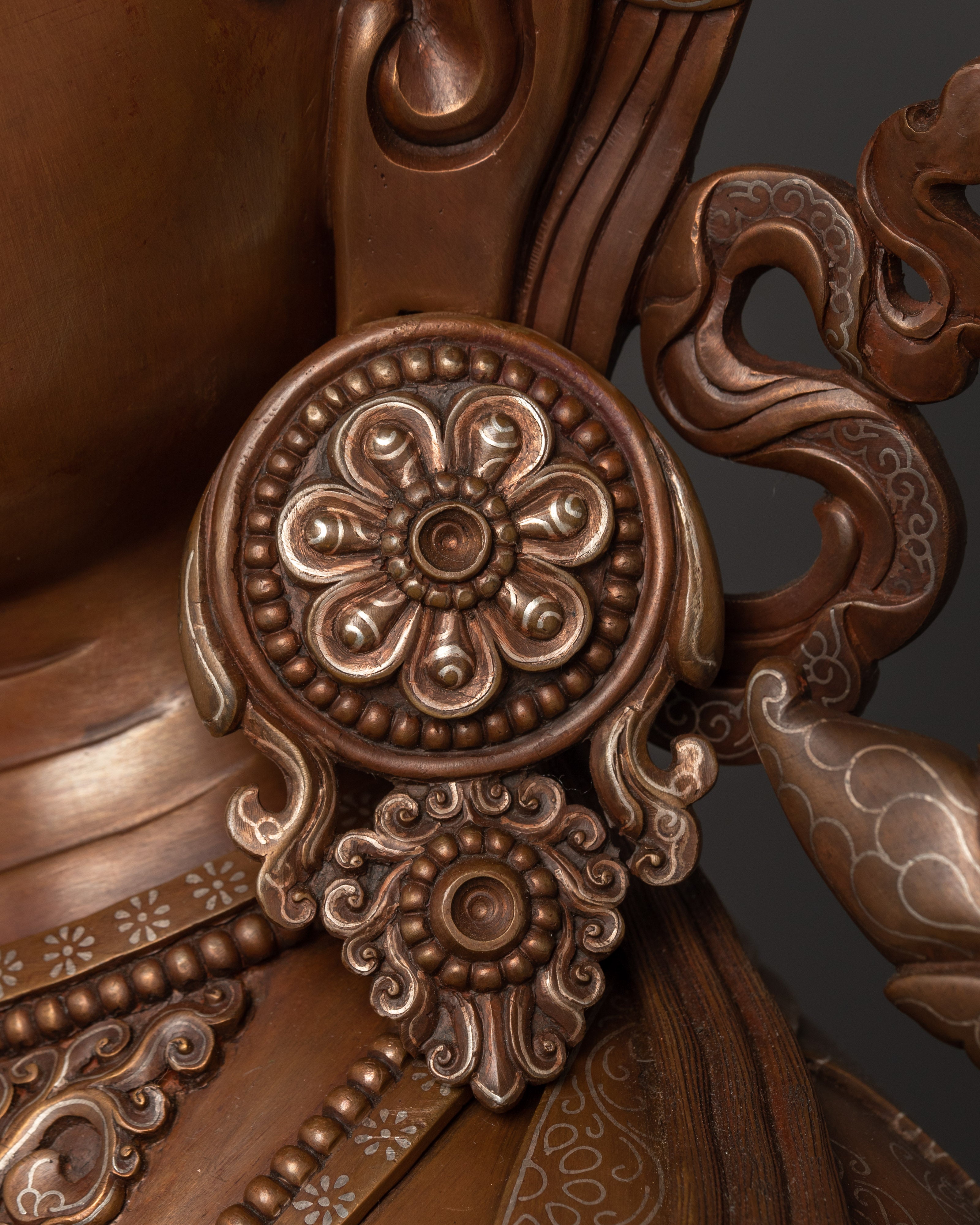 Tibetan Green Tara Oxidized Copper Statue | Sacred Buddhist Artwork