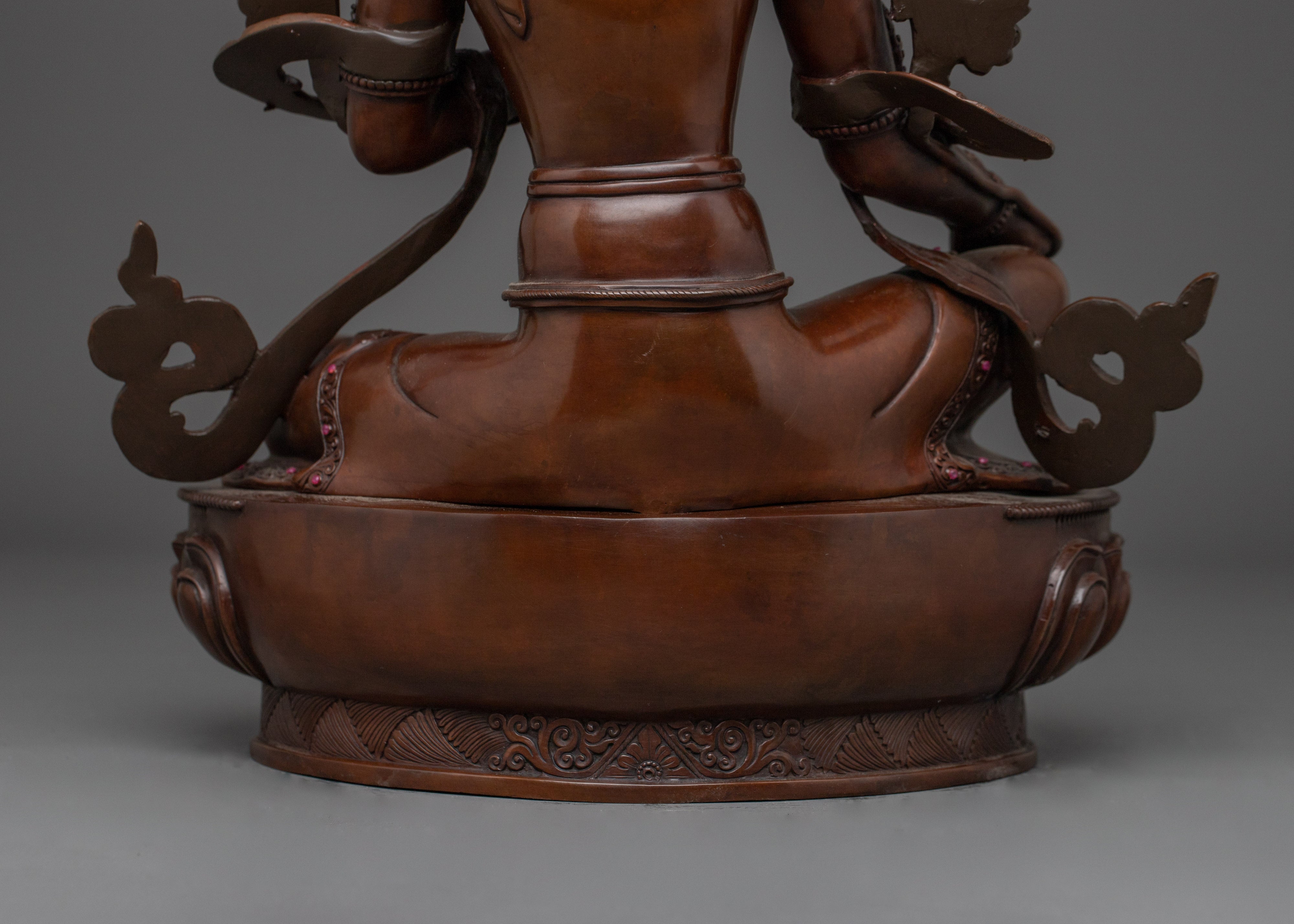 Green Tara The Guardian of Buddhist Teachings | Tibetan Sculpture