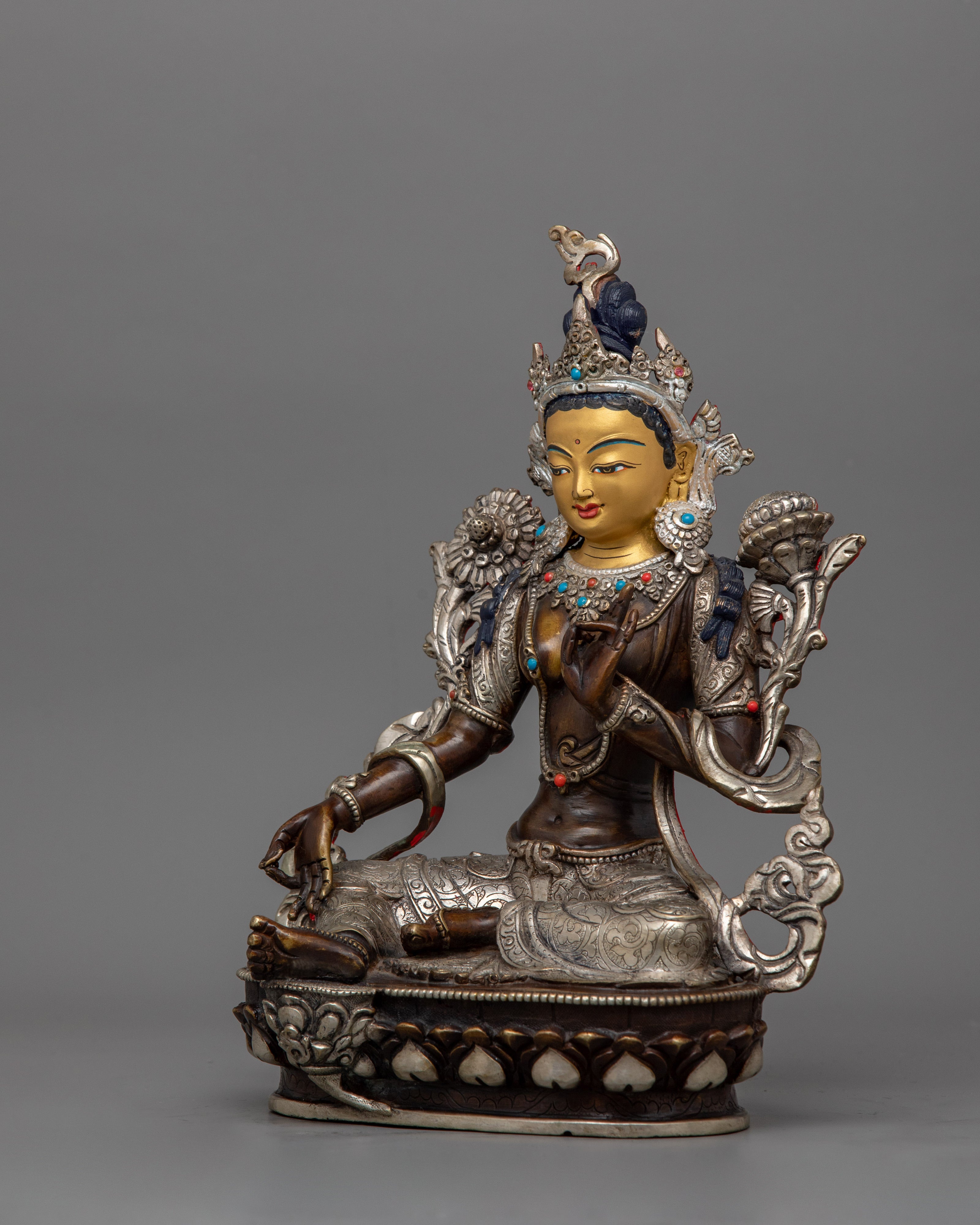 Green Tara Beloved Deity in Tibetan Buddhism | Divine Feminine Art