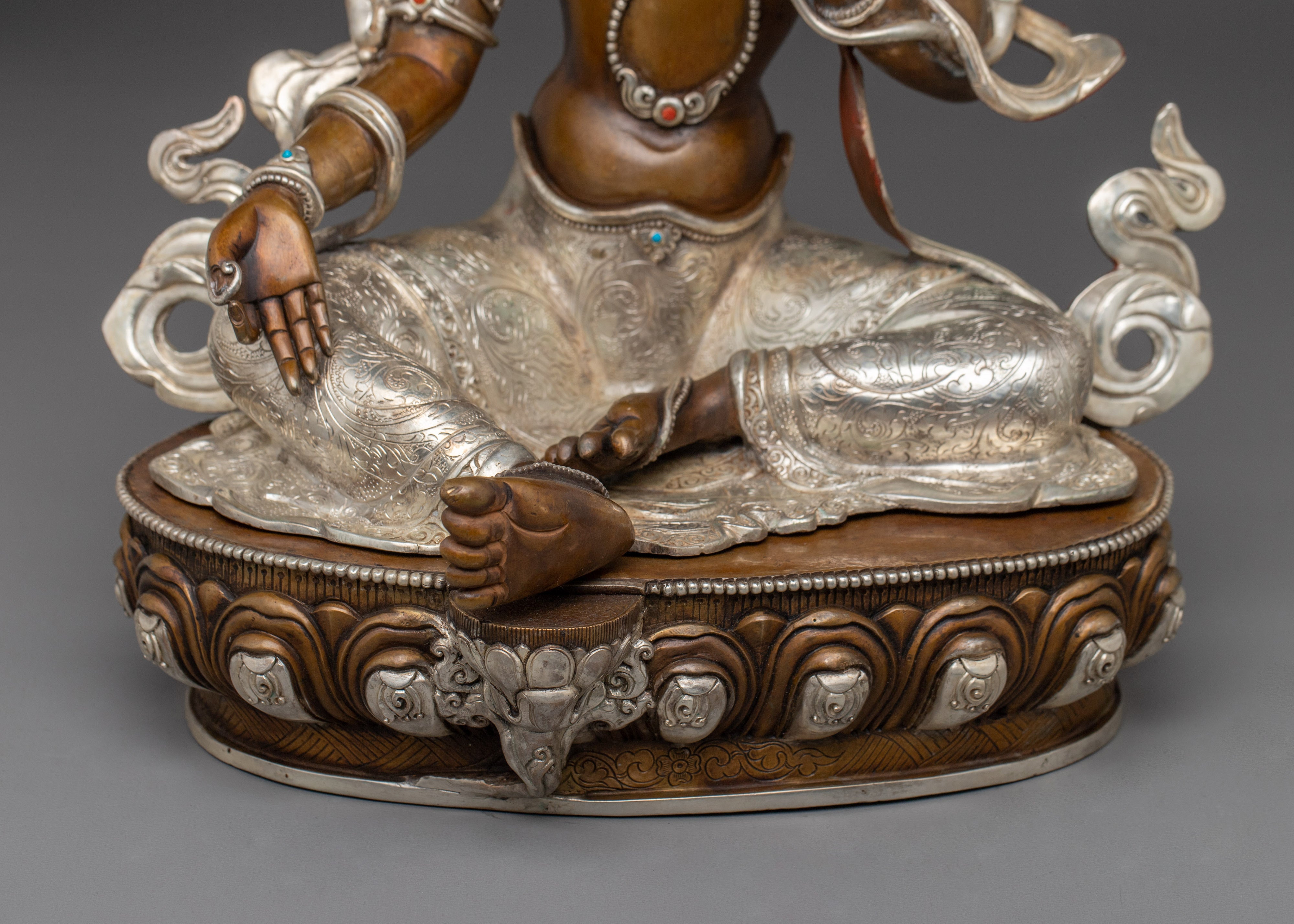 Green Tara Spiritual Decor Statue | Shyama Tara - Mother of All Buddhas