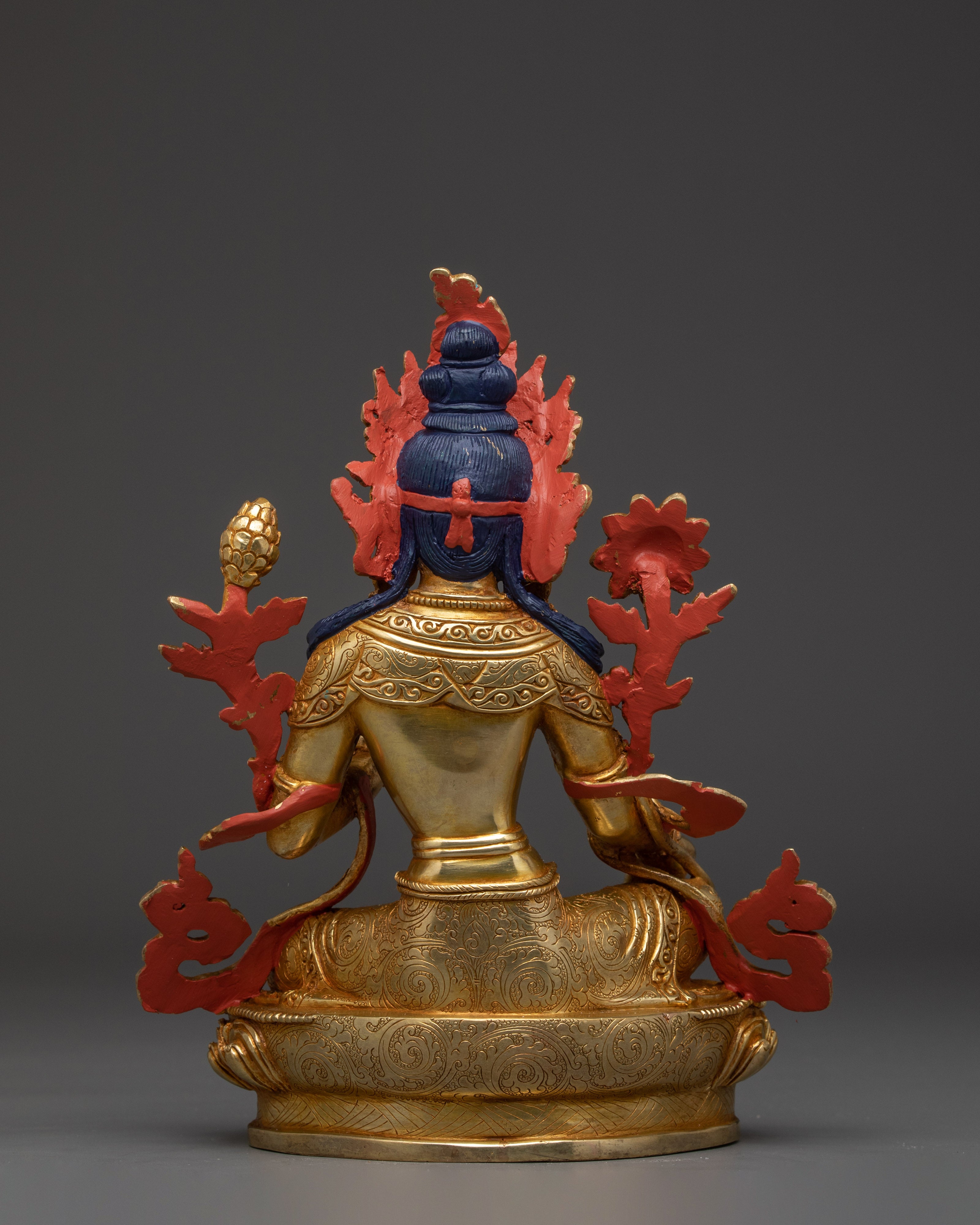 Green Tara Sculpture in Copper | Traditional Artwork