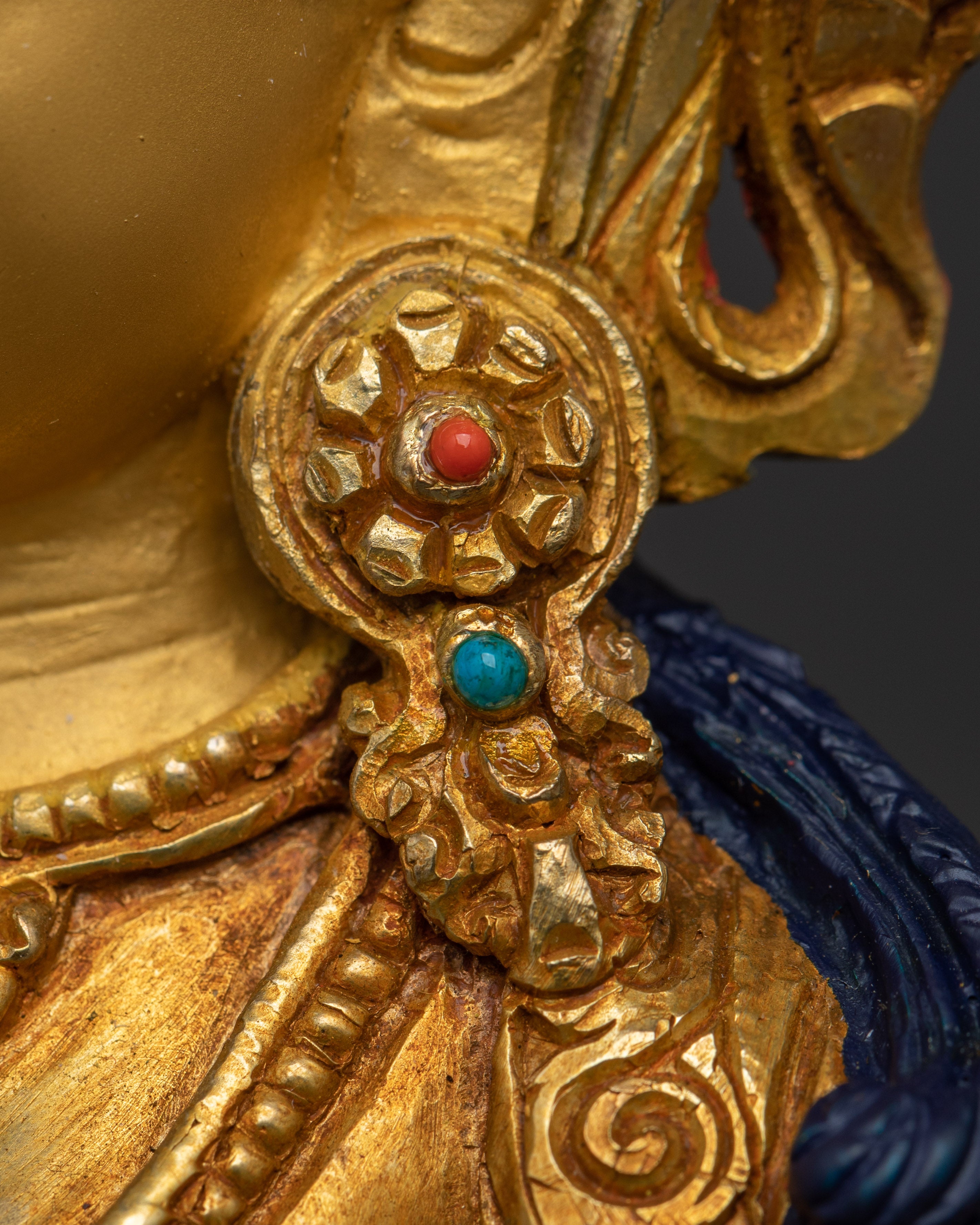 Green Tara Sculpture in Copper | Traditional Artwork