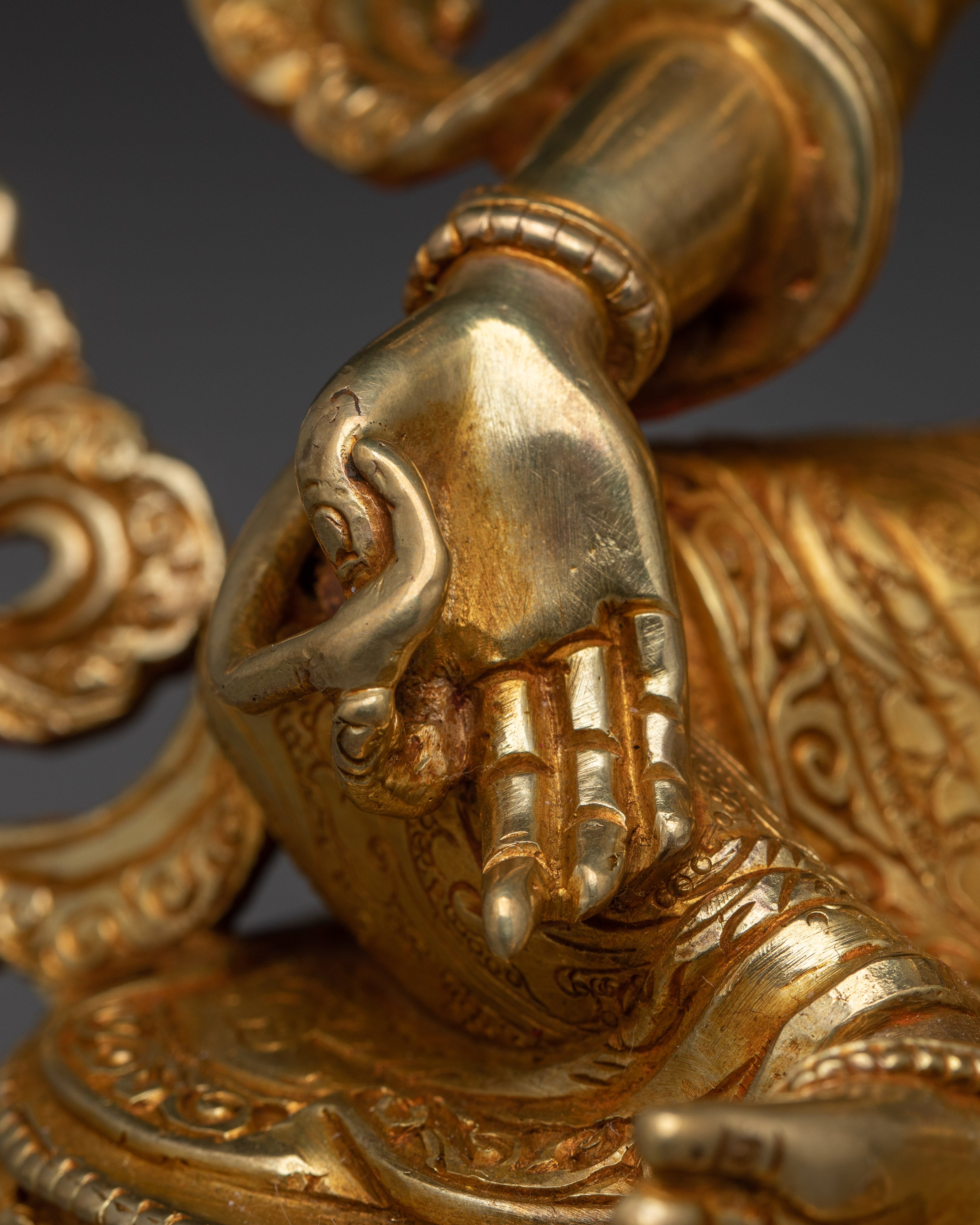 Green Tara Sculpture in Copper | Traditional Artwork