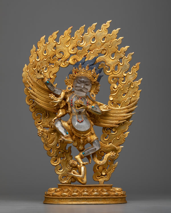 Garuda Crystal Statue
