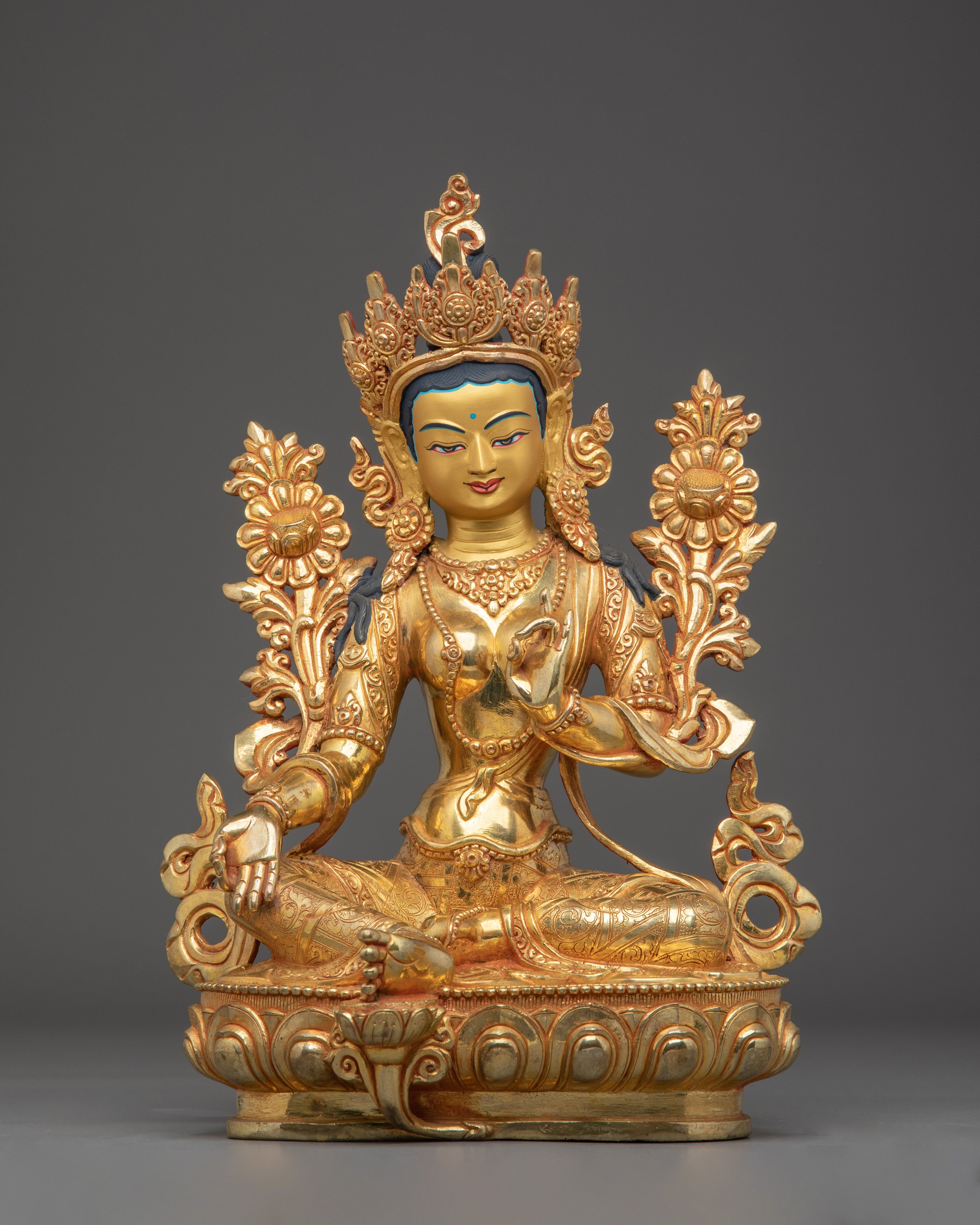 Green Tara Statue: Swift Liberator