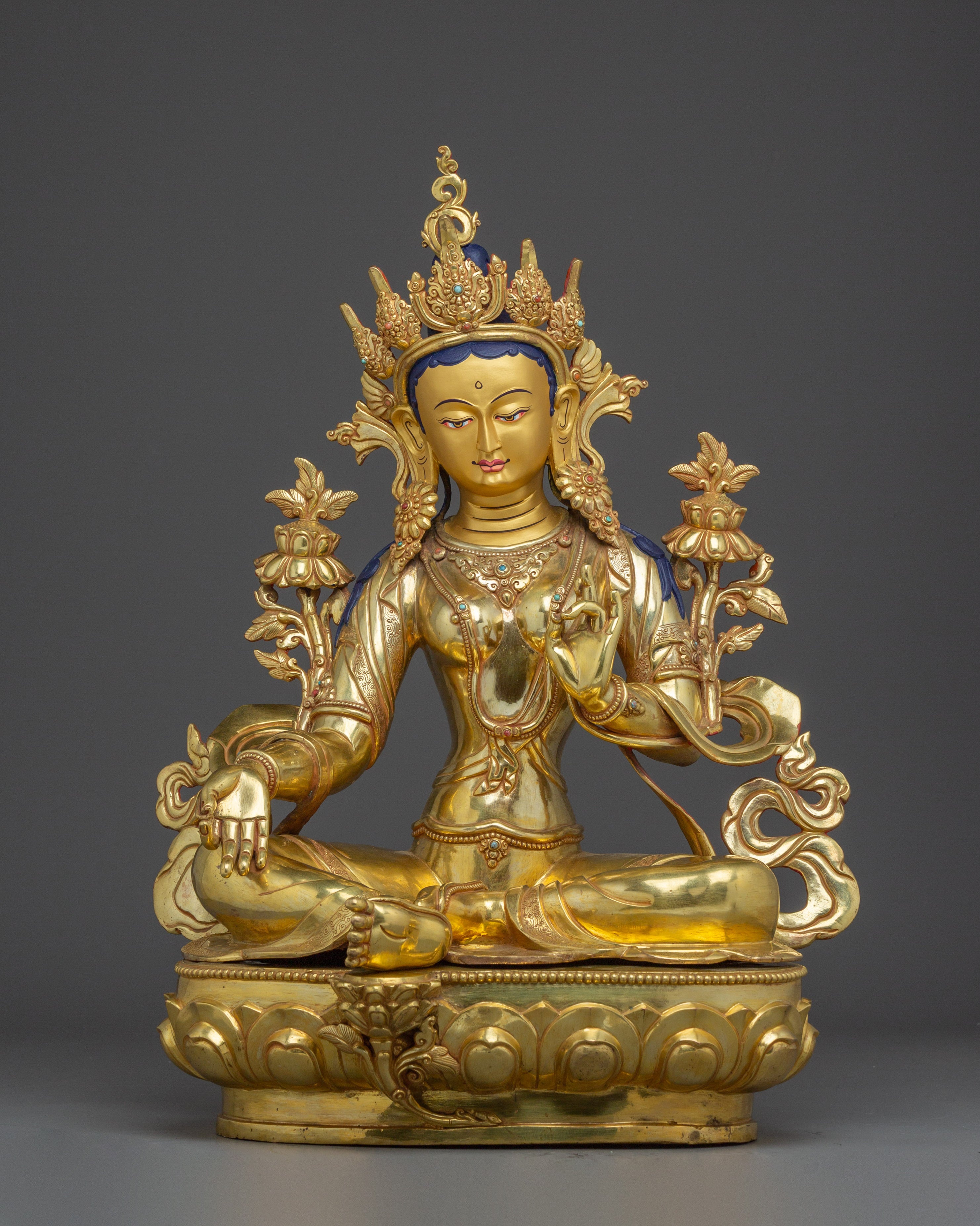 Green Tara STatue for Protection & Healing