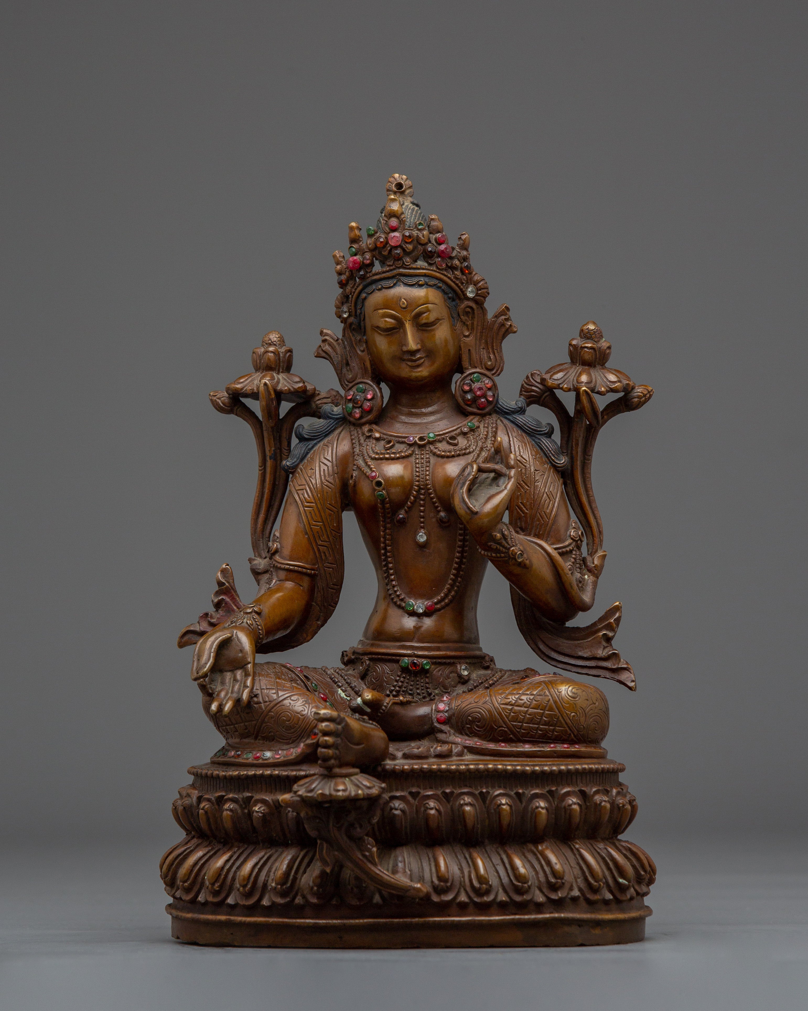 buddhist-art-of-green-tara
