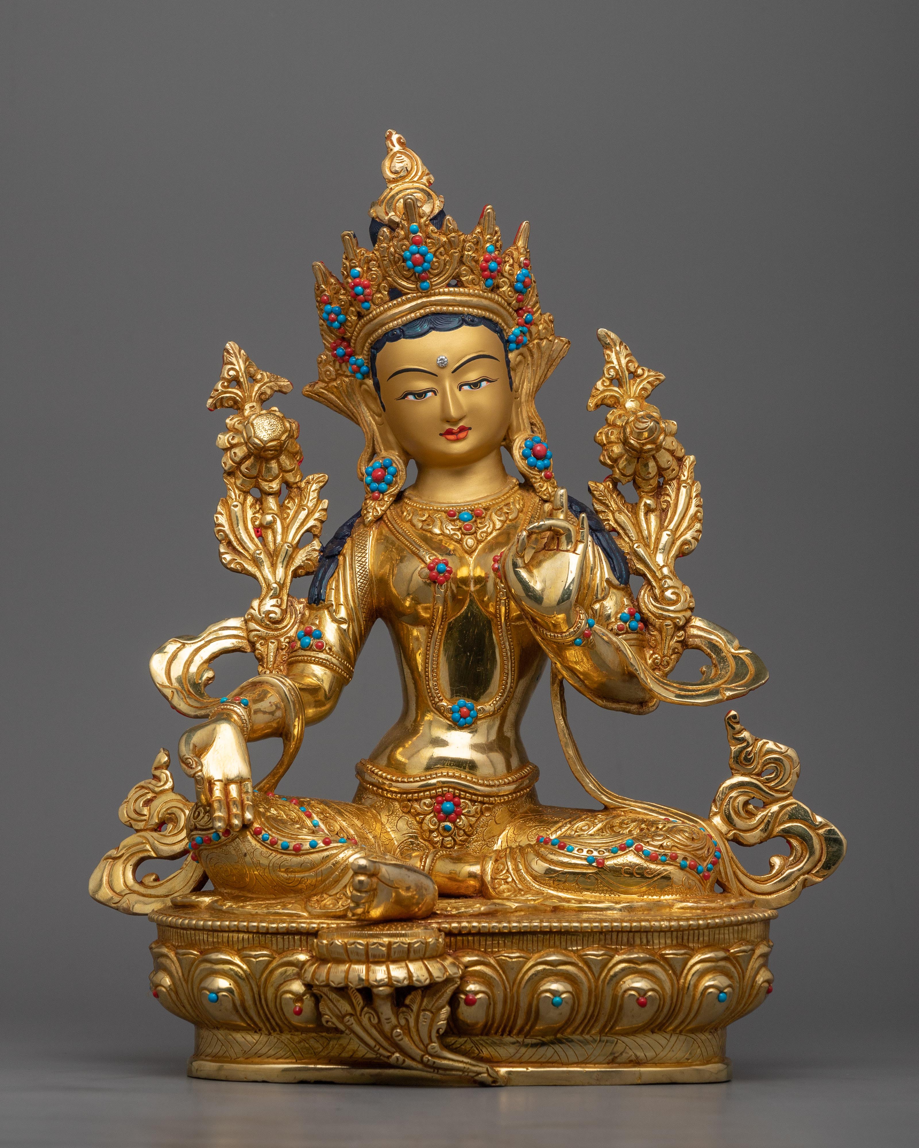 arya-green-tara-statue