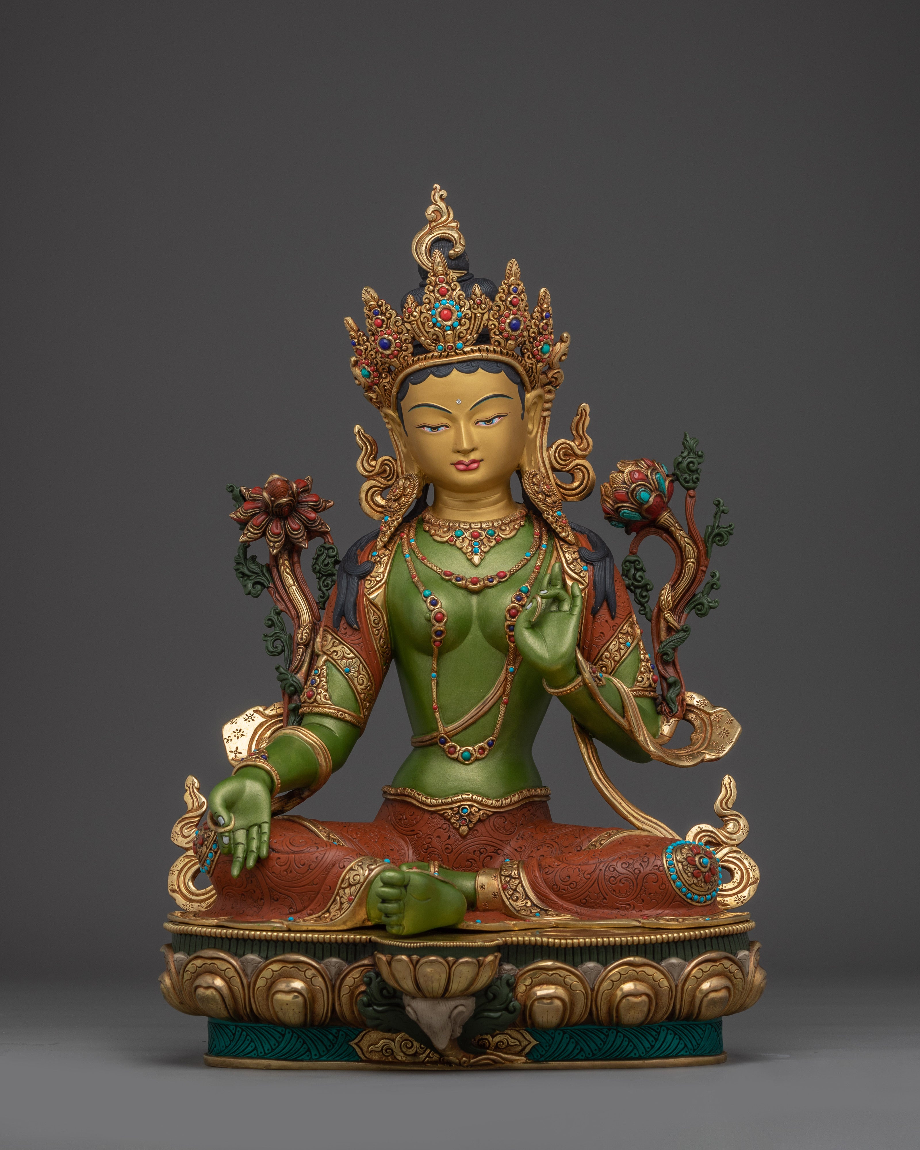 Compassionate Mother Green Tara Statue