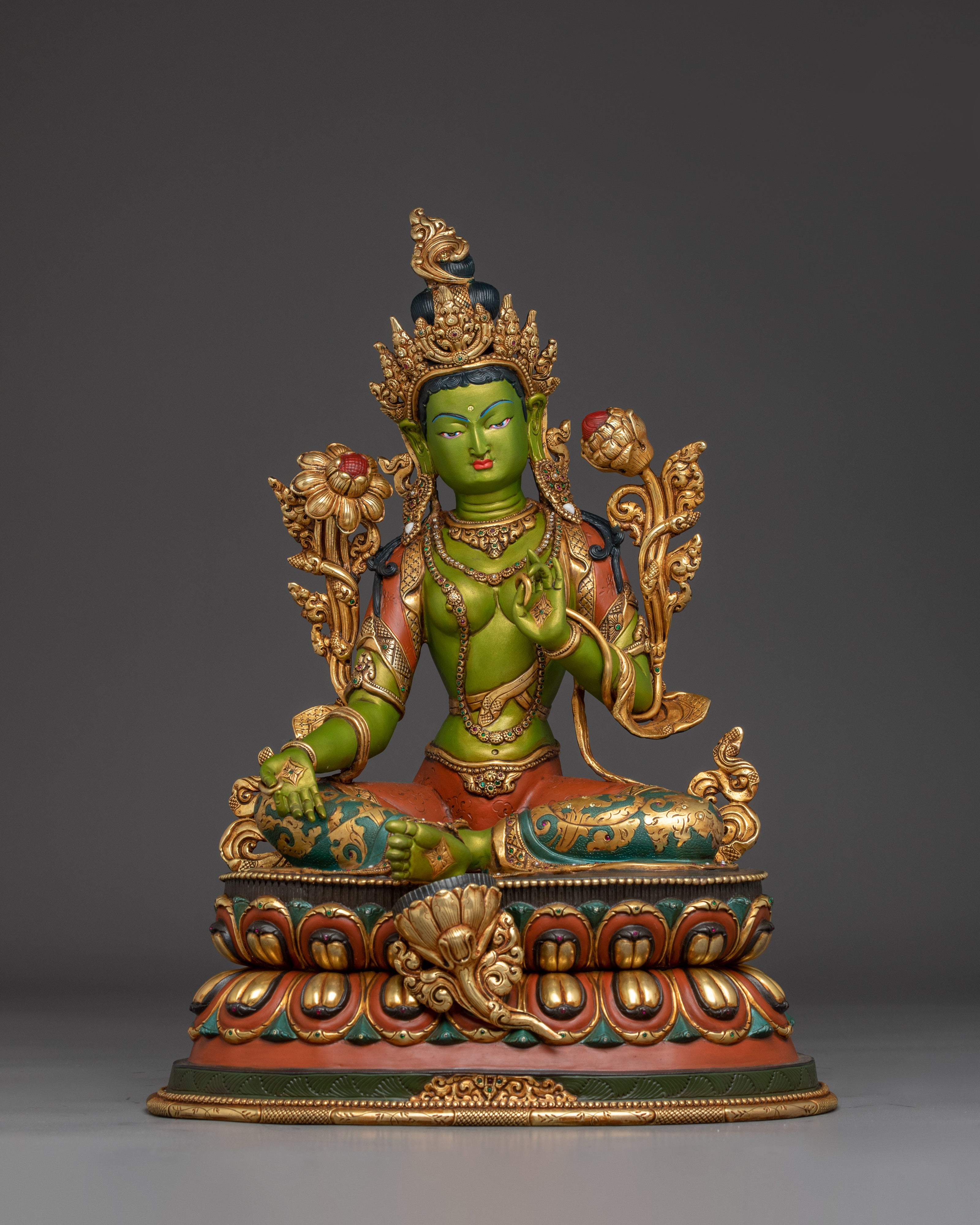 handcrafted-buddhist-art-of-green-tara