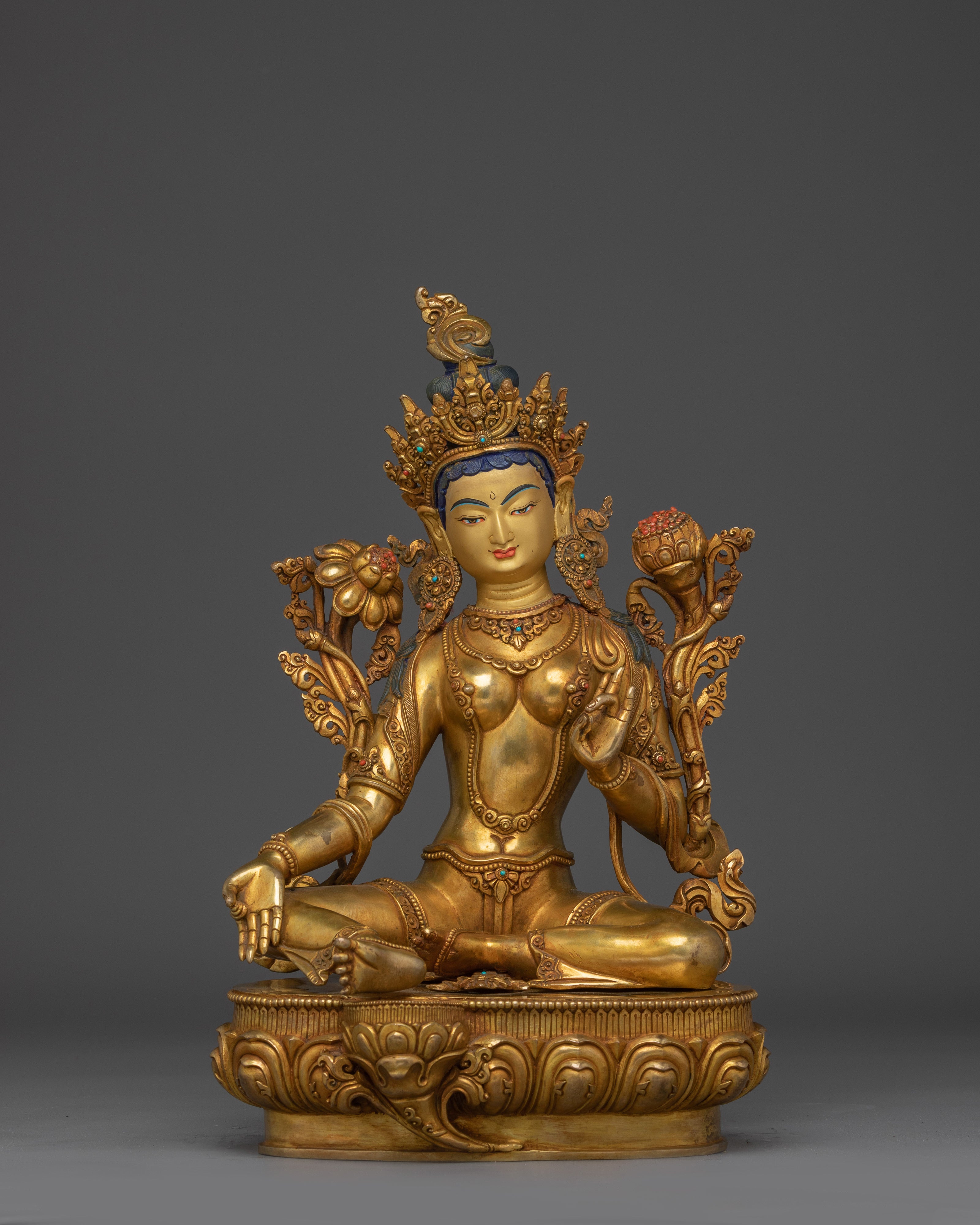 enlightened-feminine-green-tara-statue